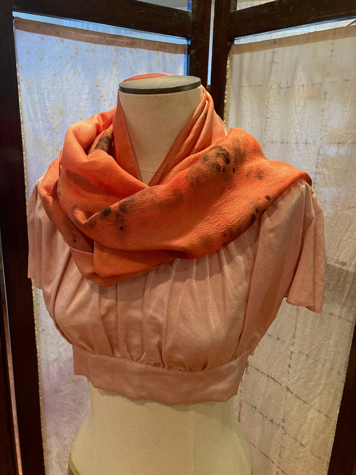 Scarf - Madder Root - Rust