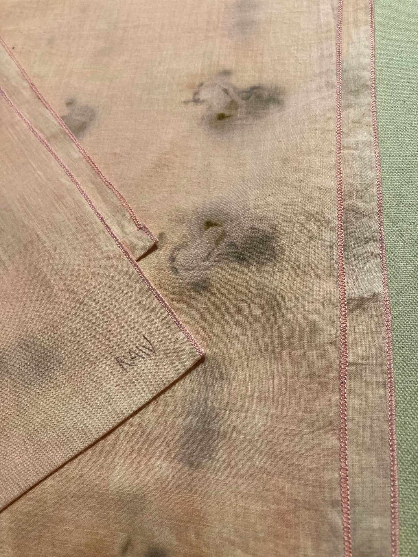 Scarf - Madder- Organic Cotton Voile
