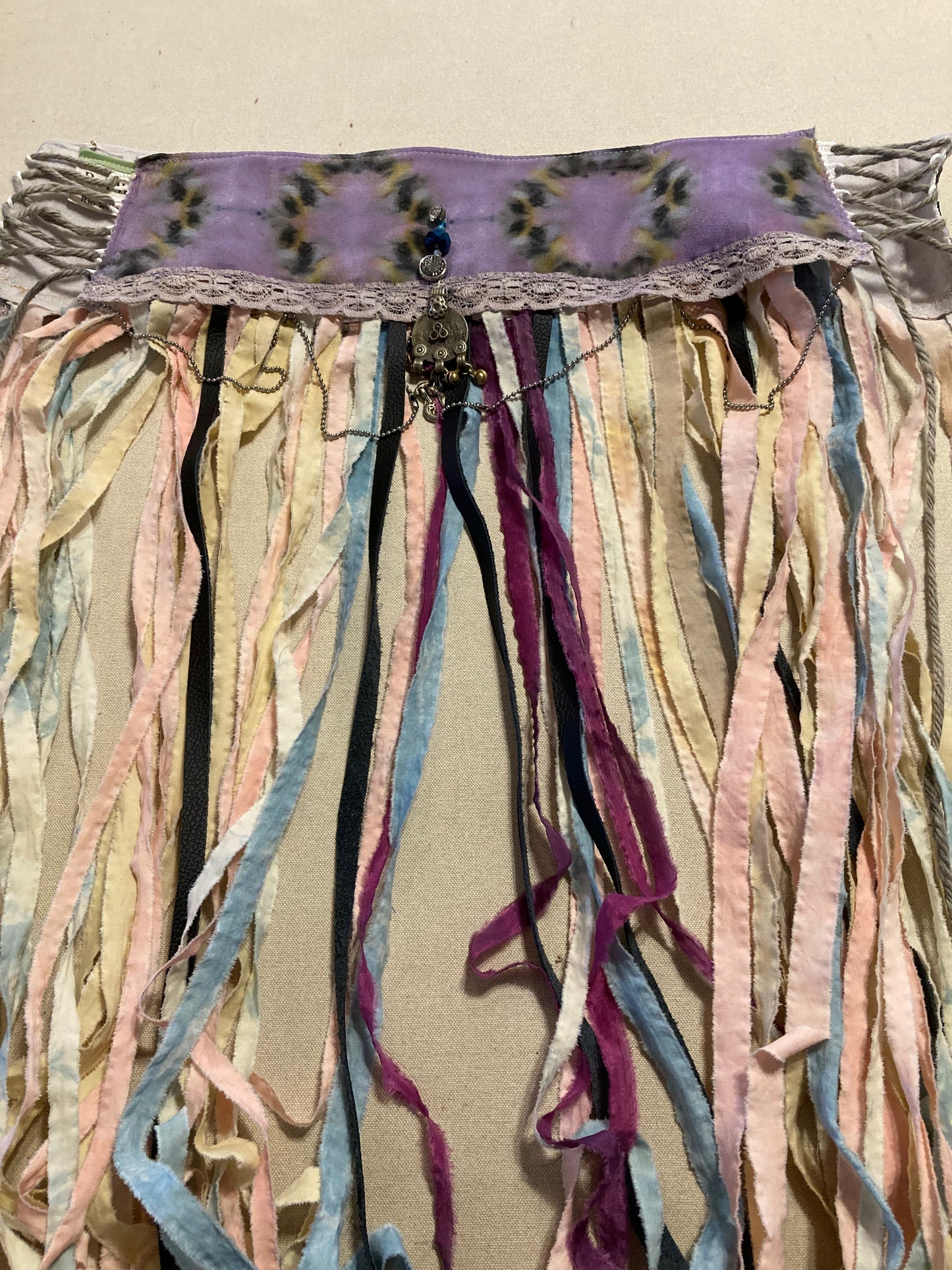 Hip Belt - Fringe - Silk