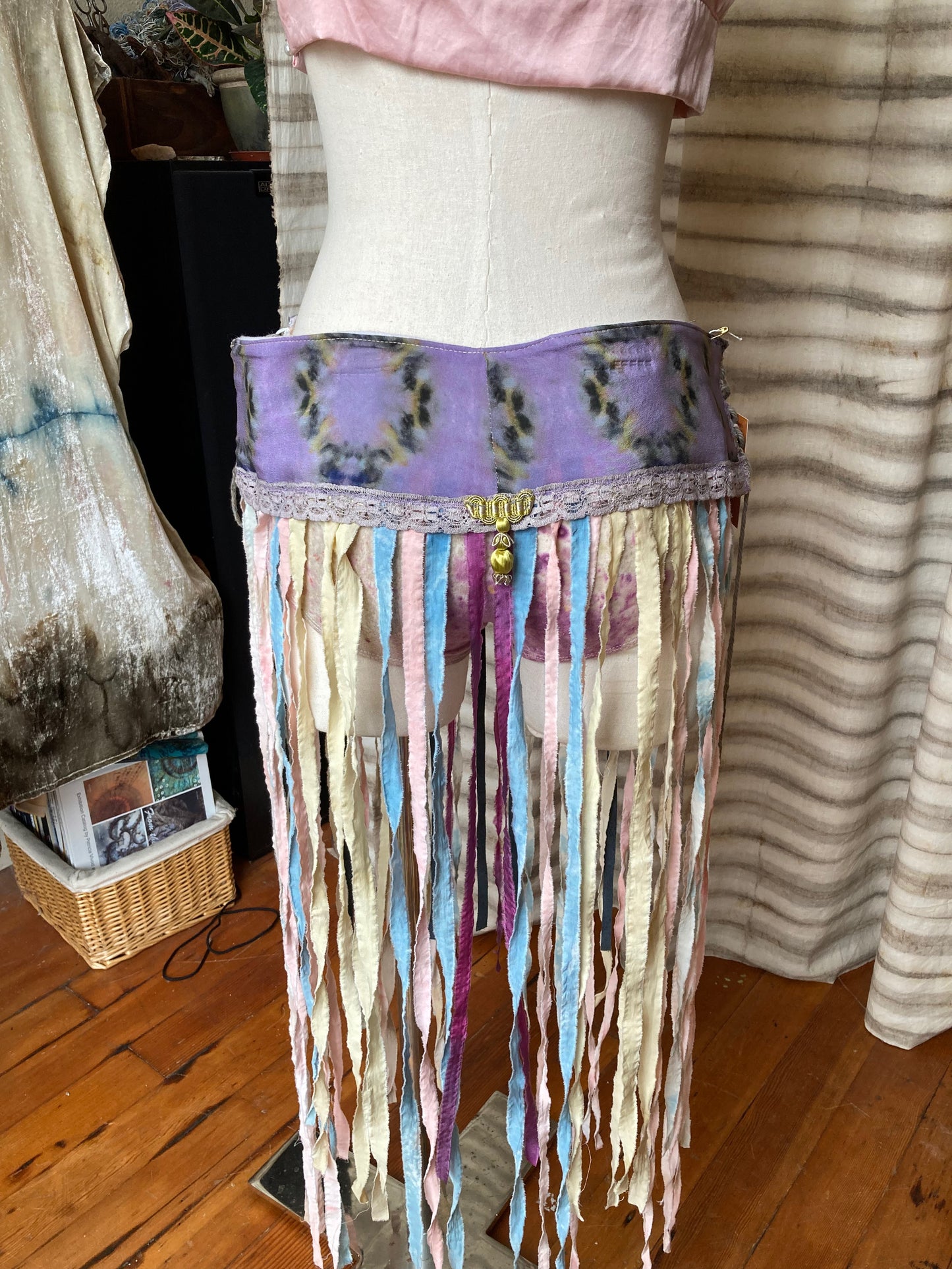 Hip Belt - Fringe - Silk