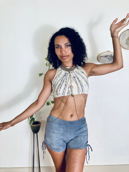 Body Chain - Vintage Choker - Gold