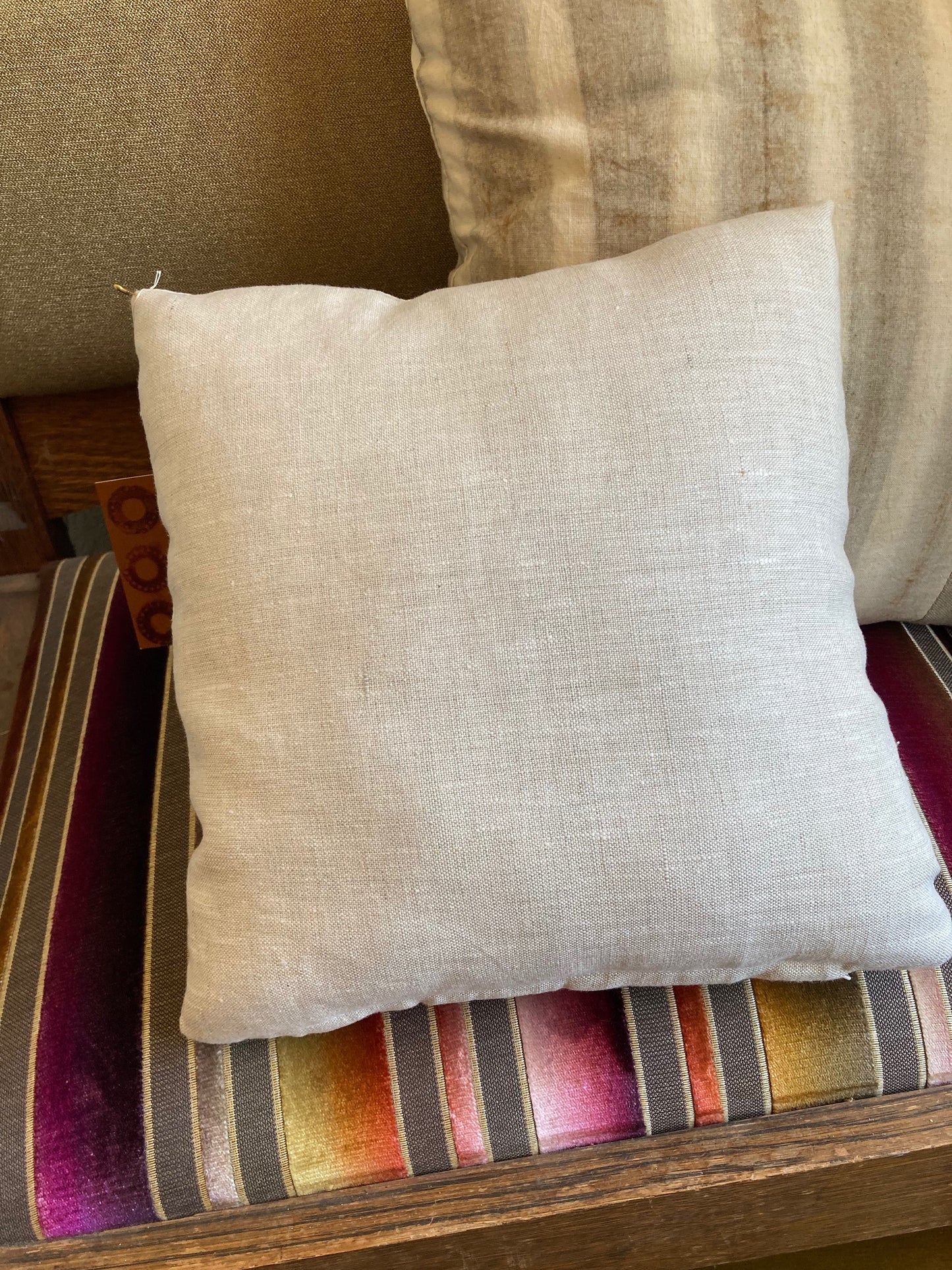 Feather Print Pillow