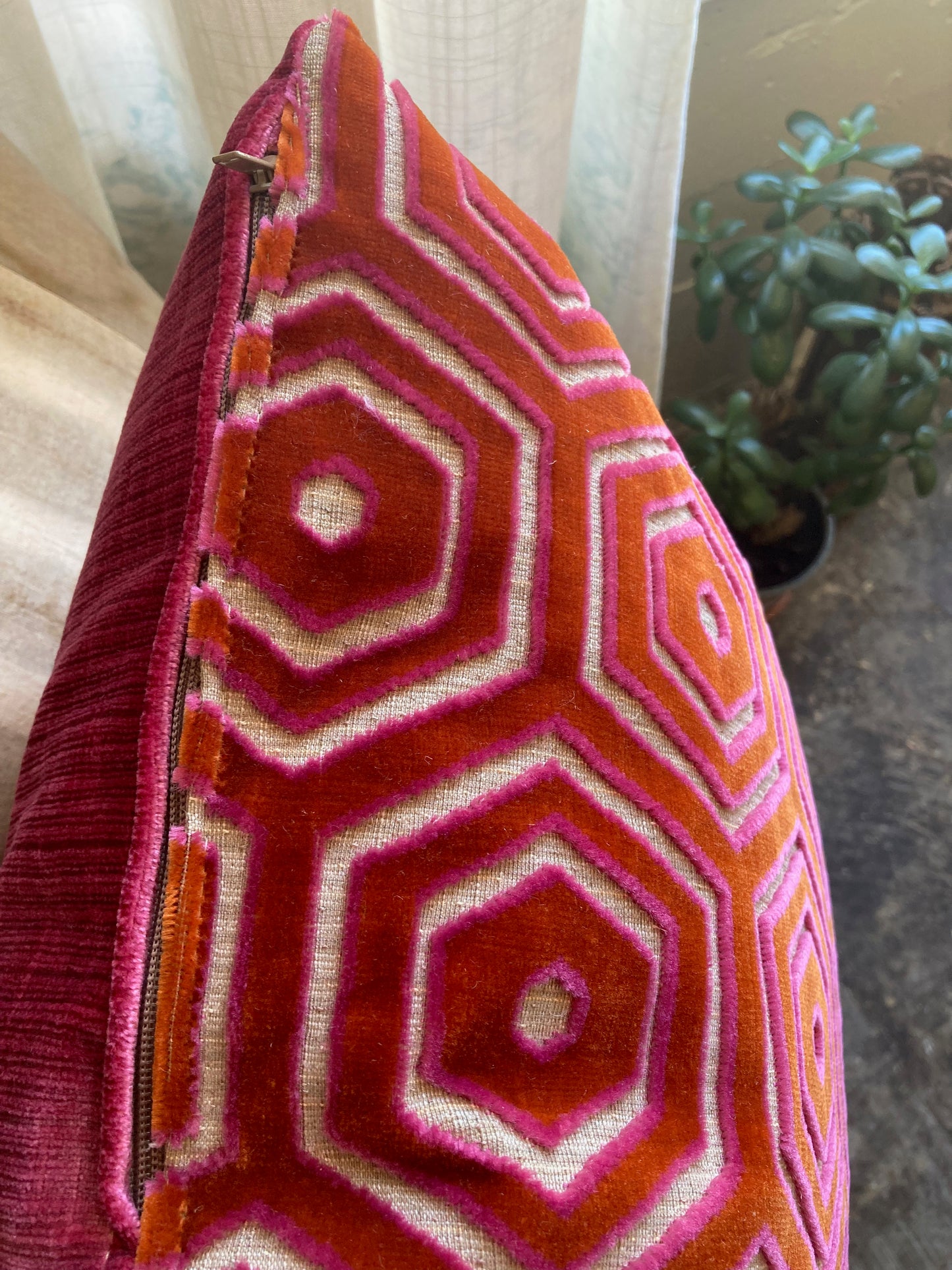 Velvet Pattern Pillow