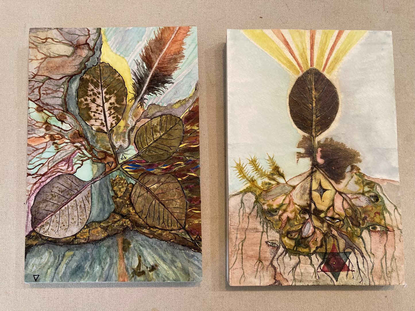 Tarot Card - watercolor paintings