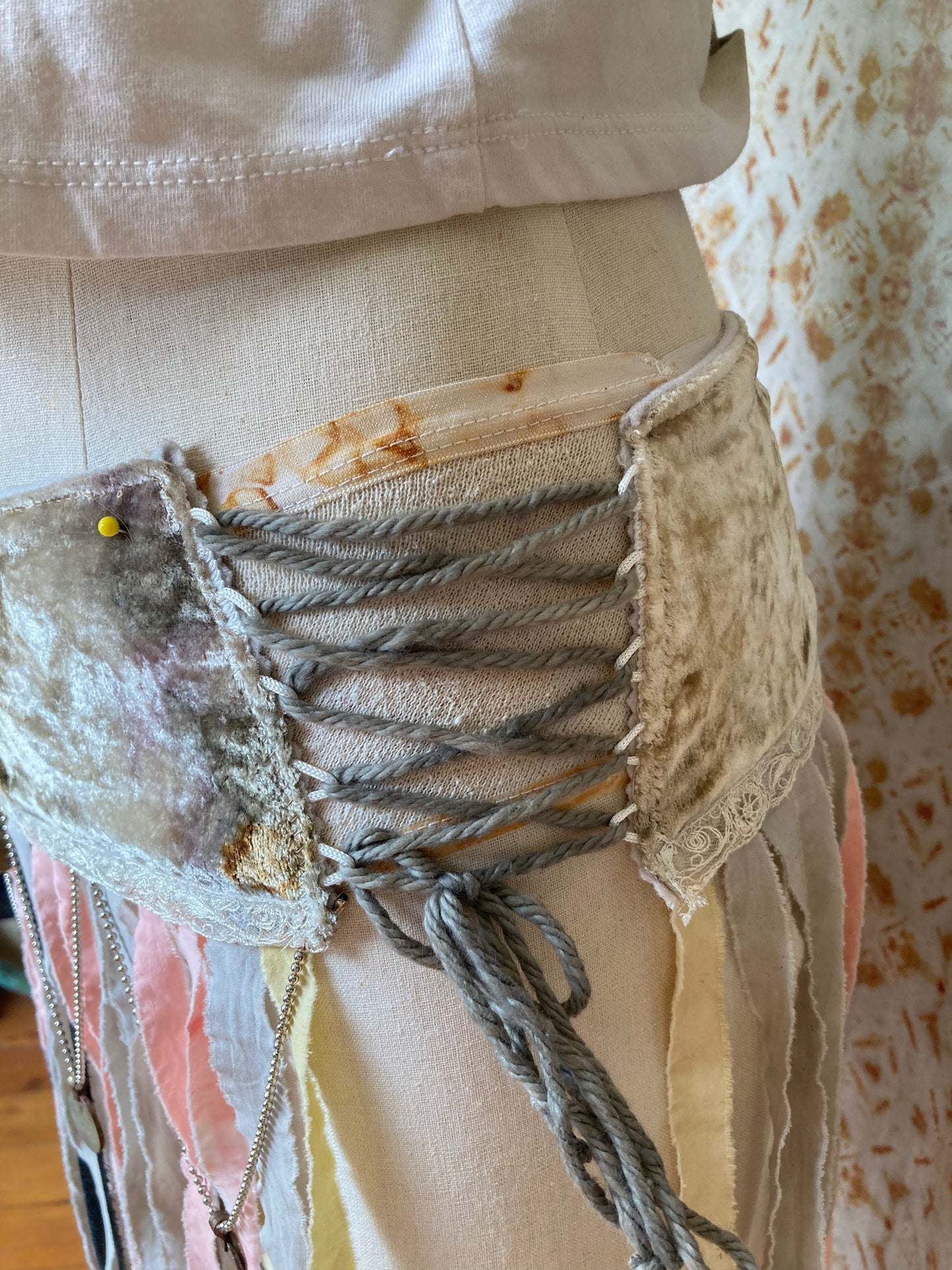 Hip Belt - Velvet - Fringe