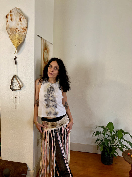 Hip Belt - Velvet - Fringe