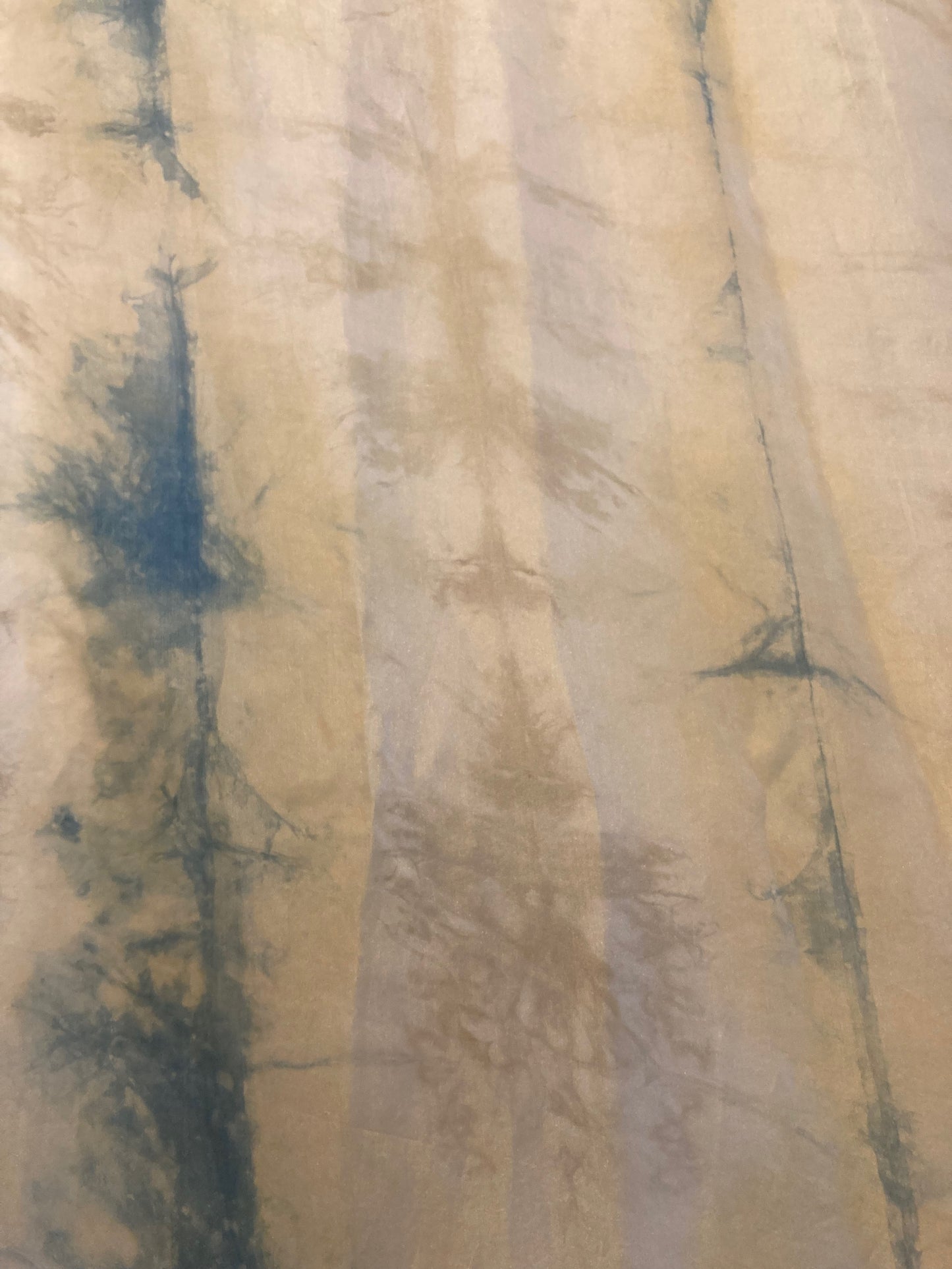 Seaweed silk veil