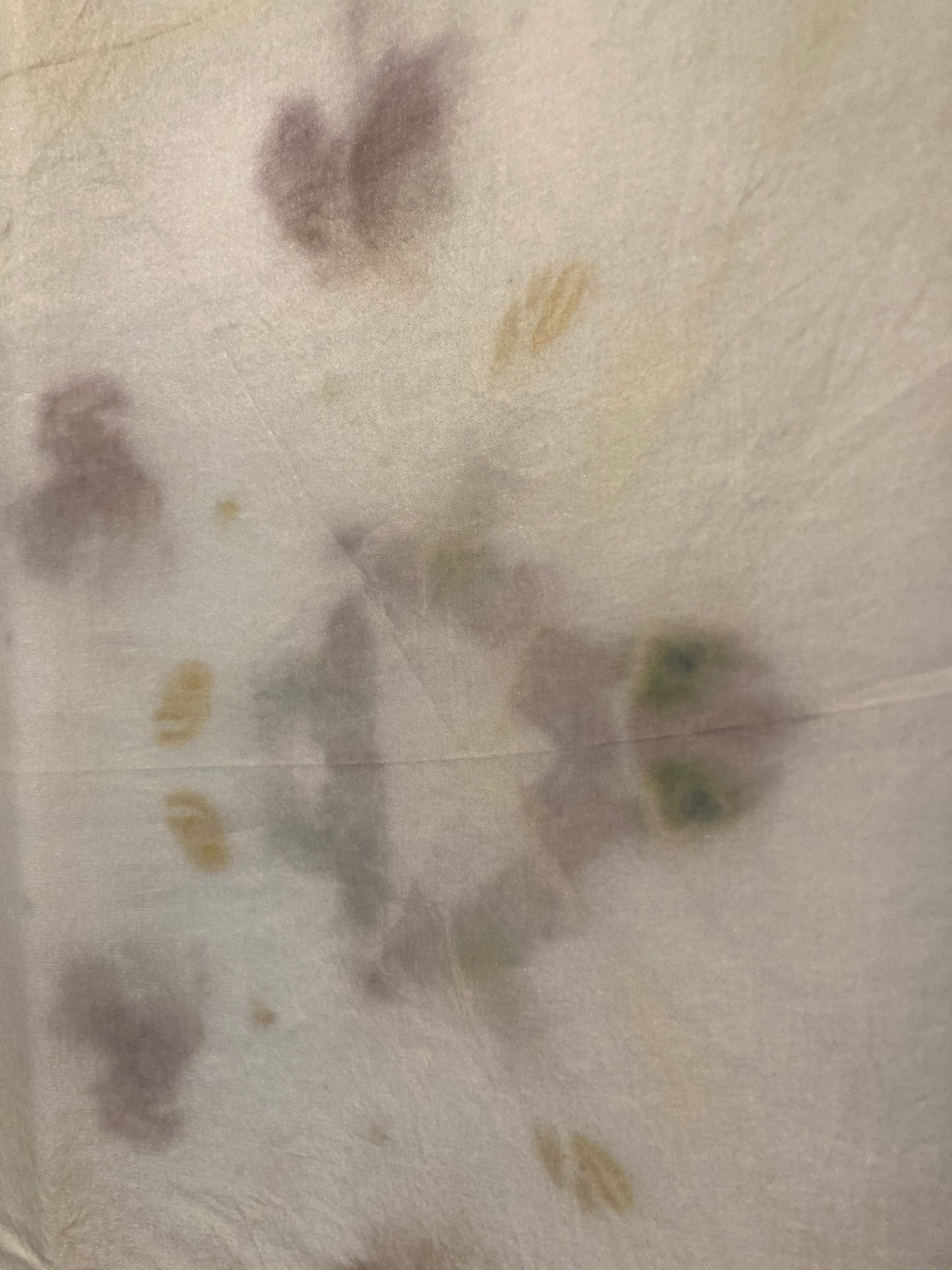 Silk Veil - hollyhock shibori