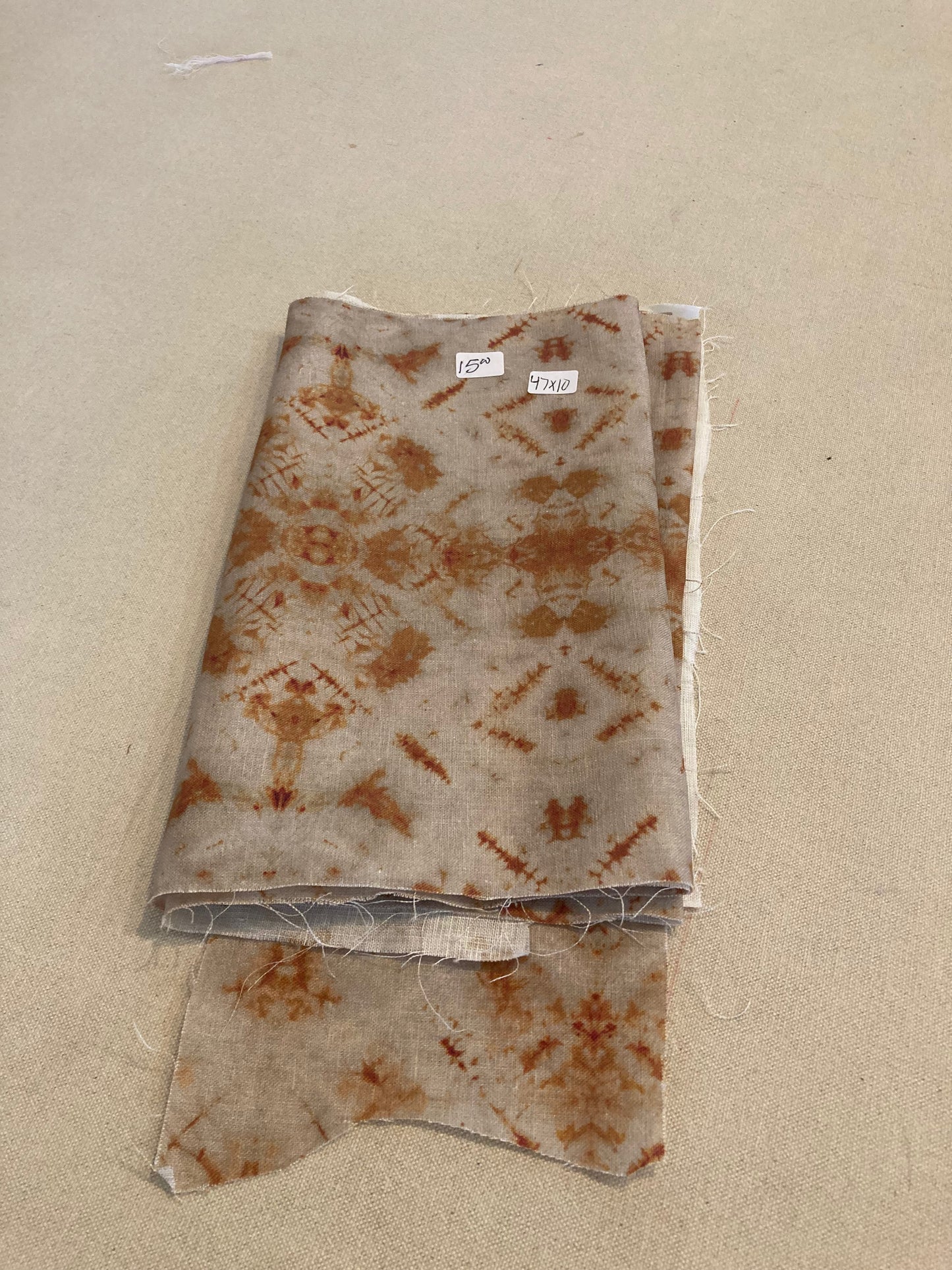 Digital Print Remnant - Linen