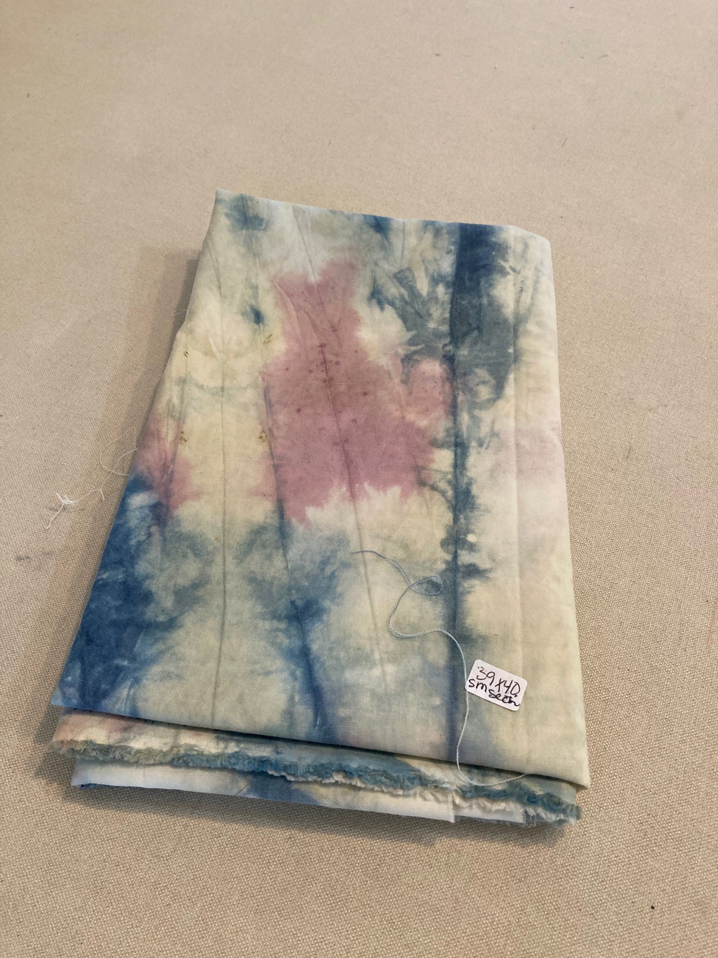 Suede Cotton, Indigo Remnant
