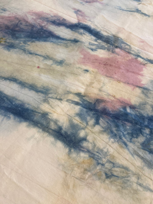 Suede Cotton, Indigo Remnant