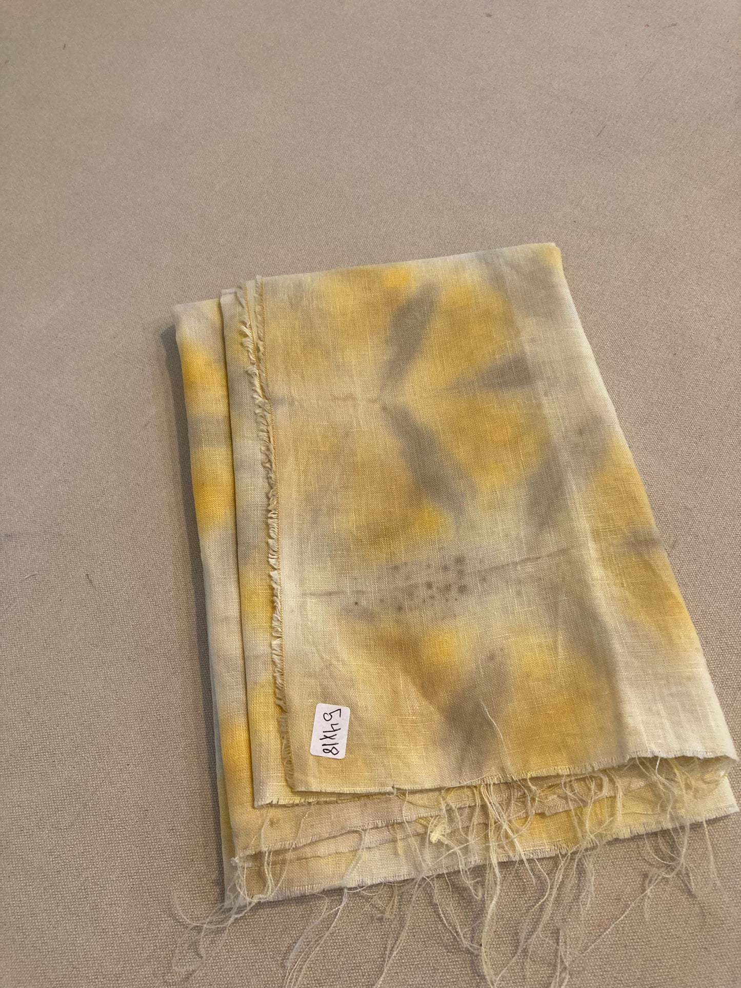 Linen - Gardenia Diamond Fabric