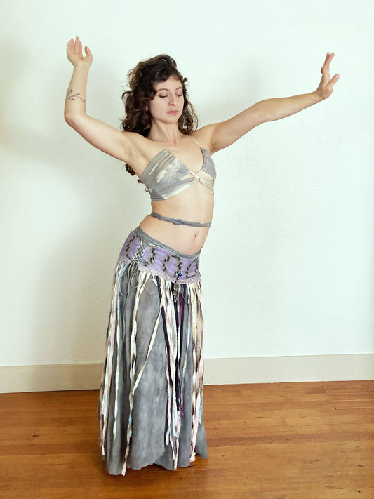 Hip Belt - Fringe - Silk