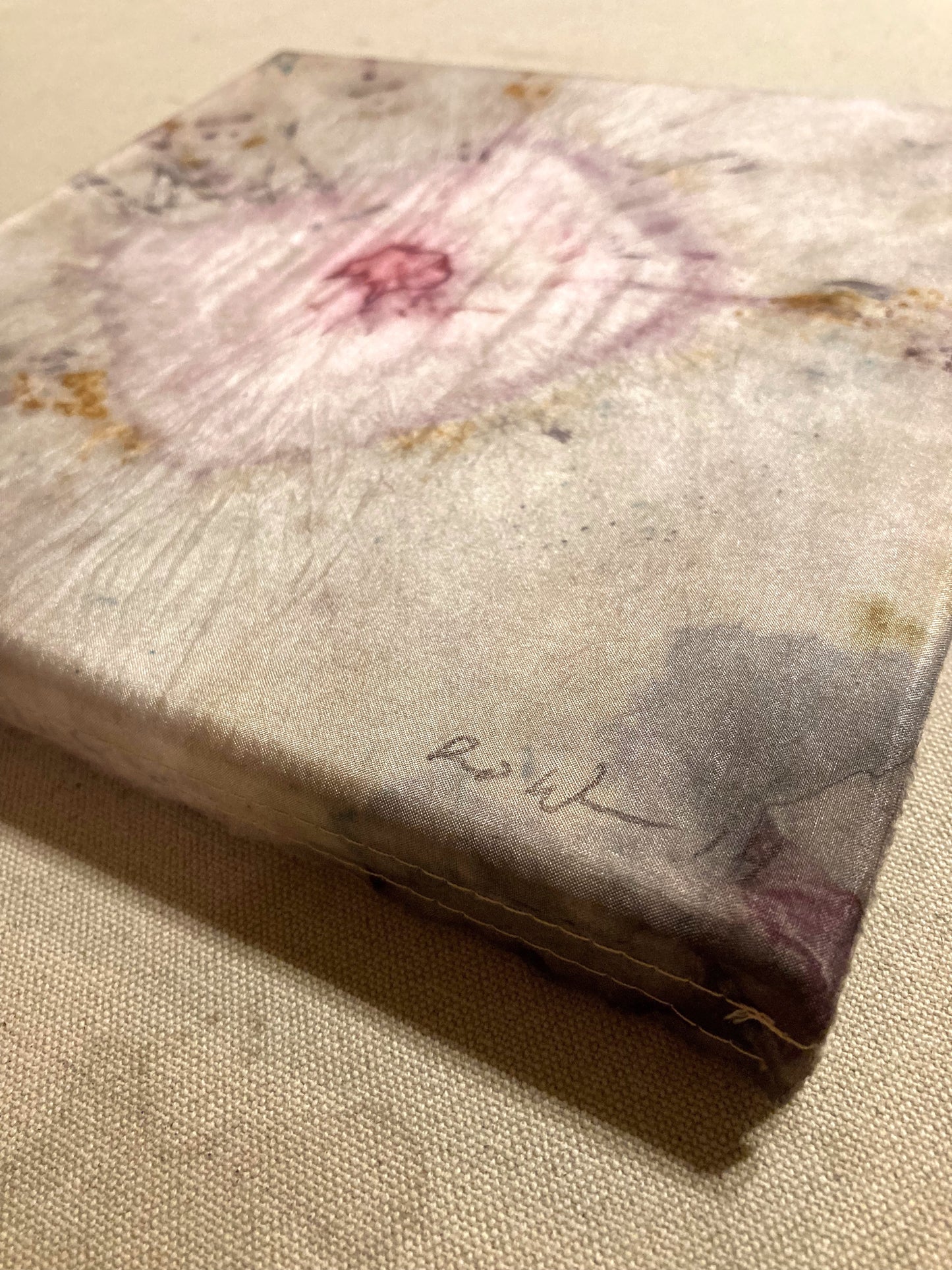 Silk Art - Chalcedony III - Rusted, Plant Dyed