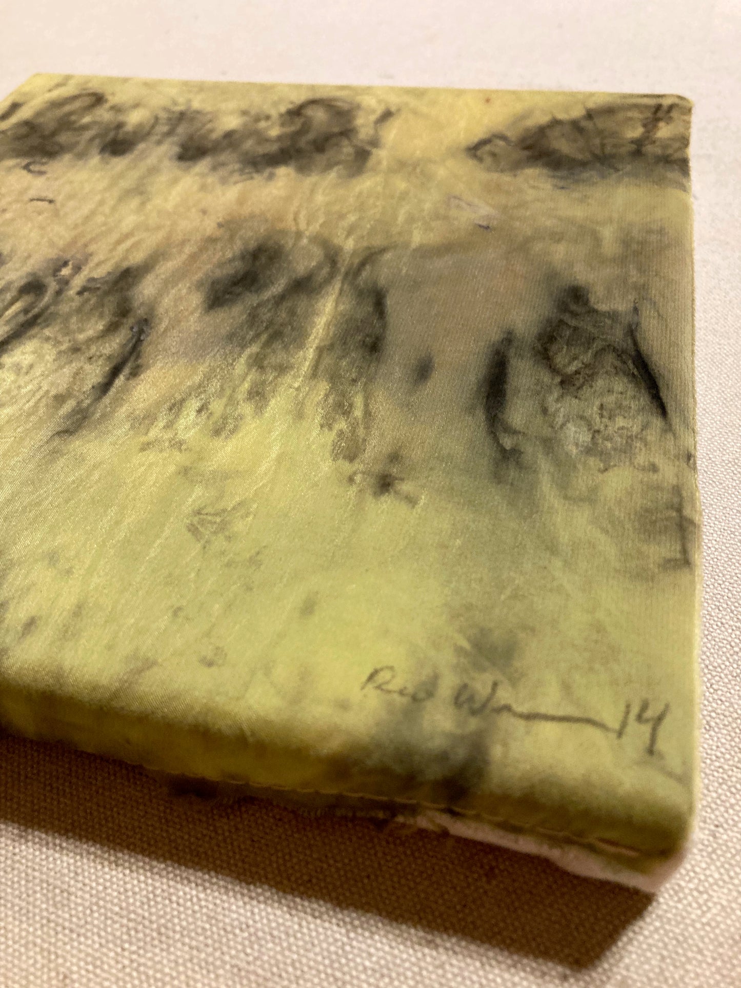 Silk Art - Chalcedony V - Rusted, Plant Dyed