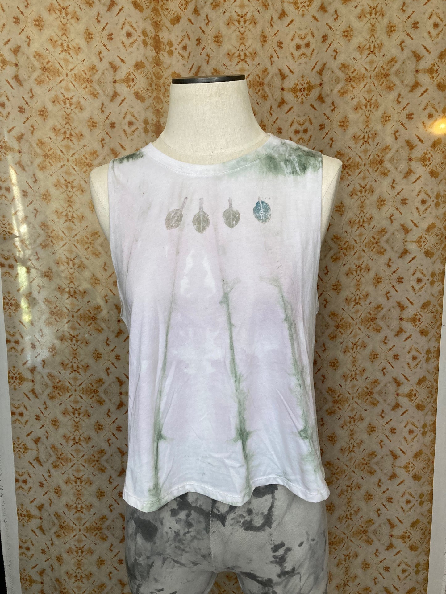Crop top racer back tee
