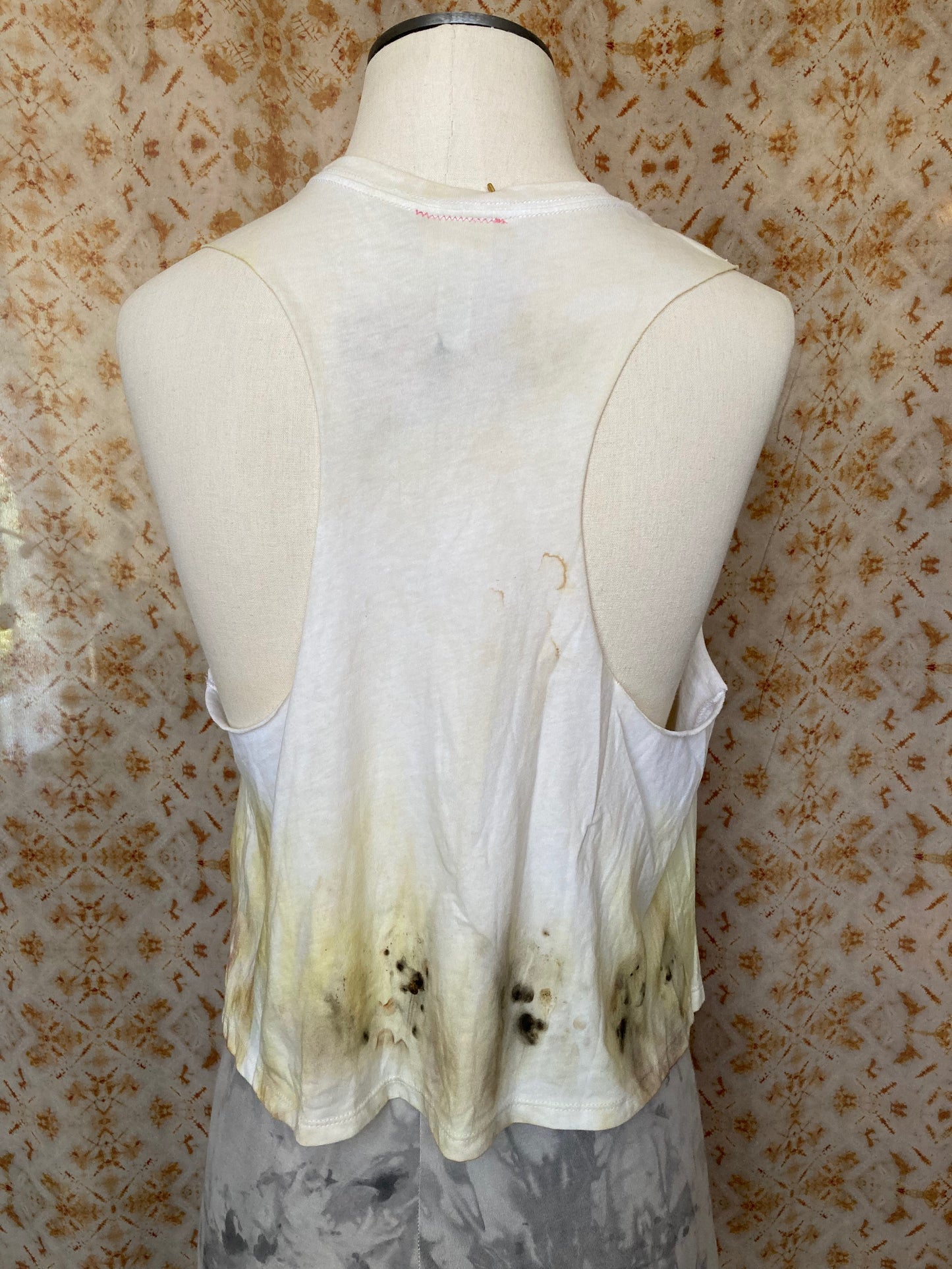 Crop top racer back tee