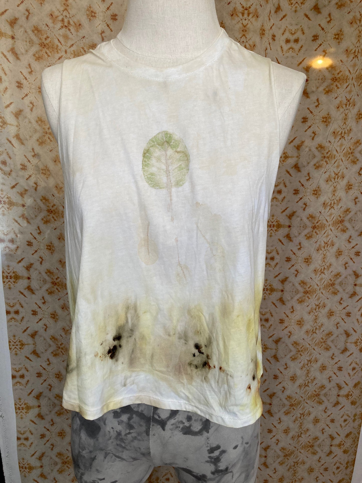 Crop top racer back tee