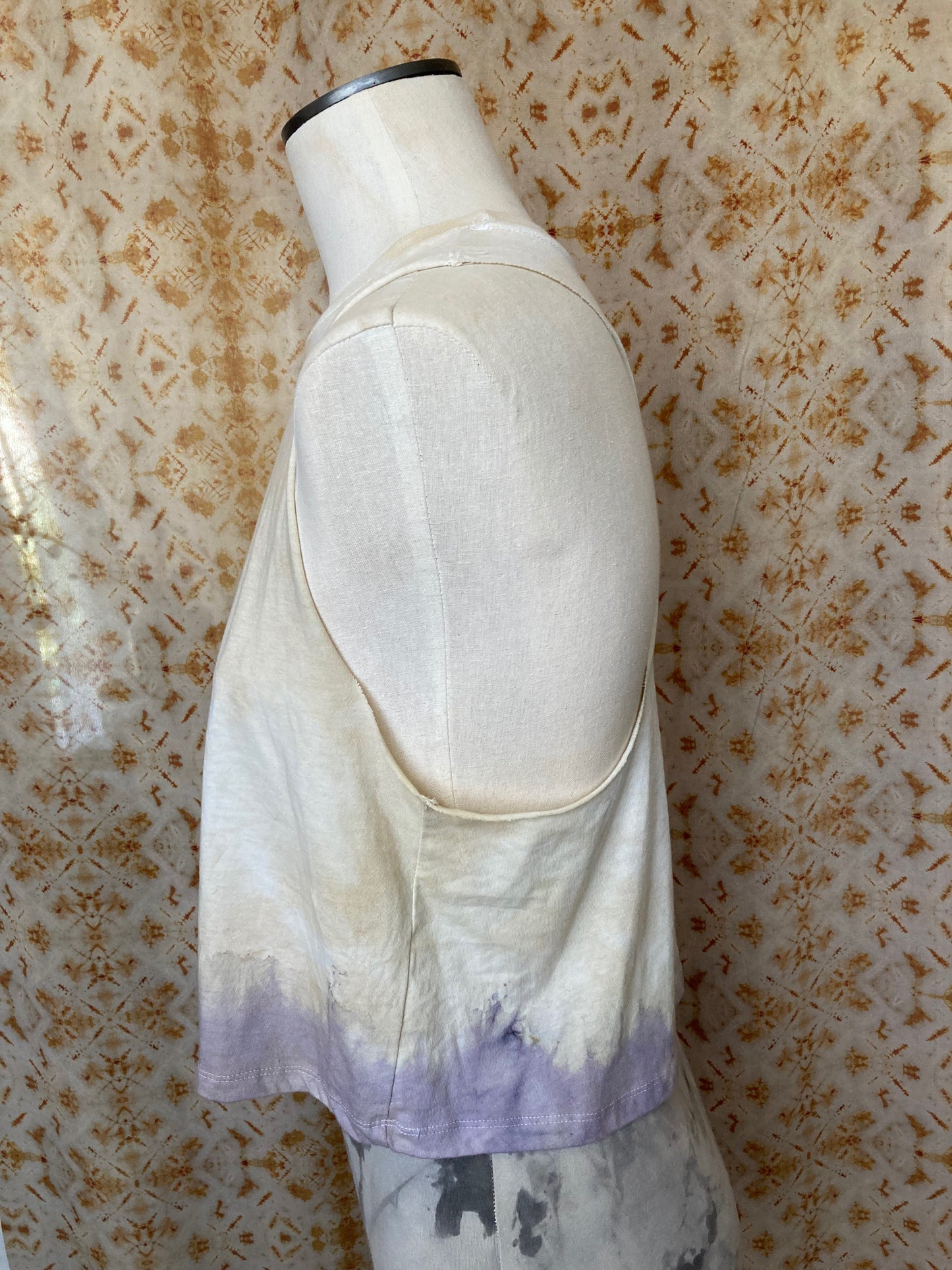 Crop top racer back tee