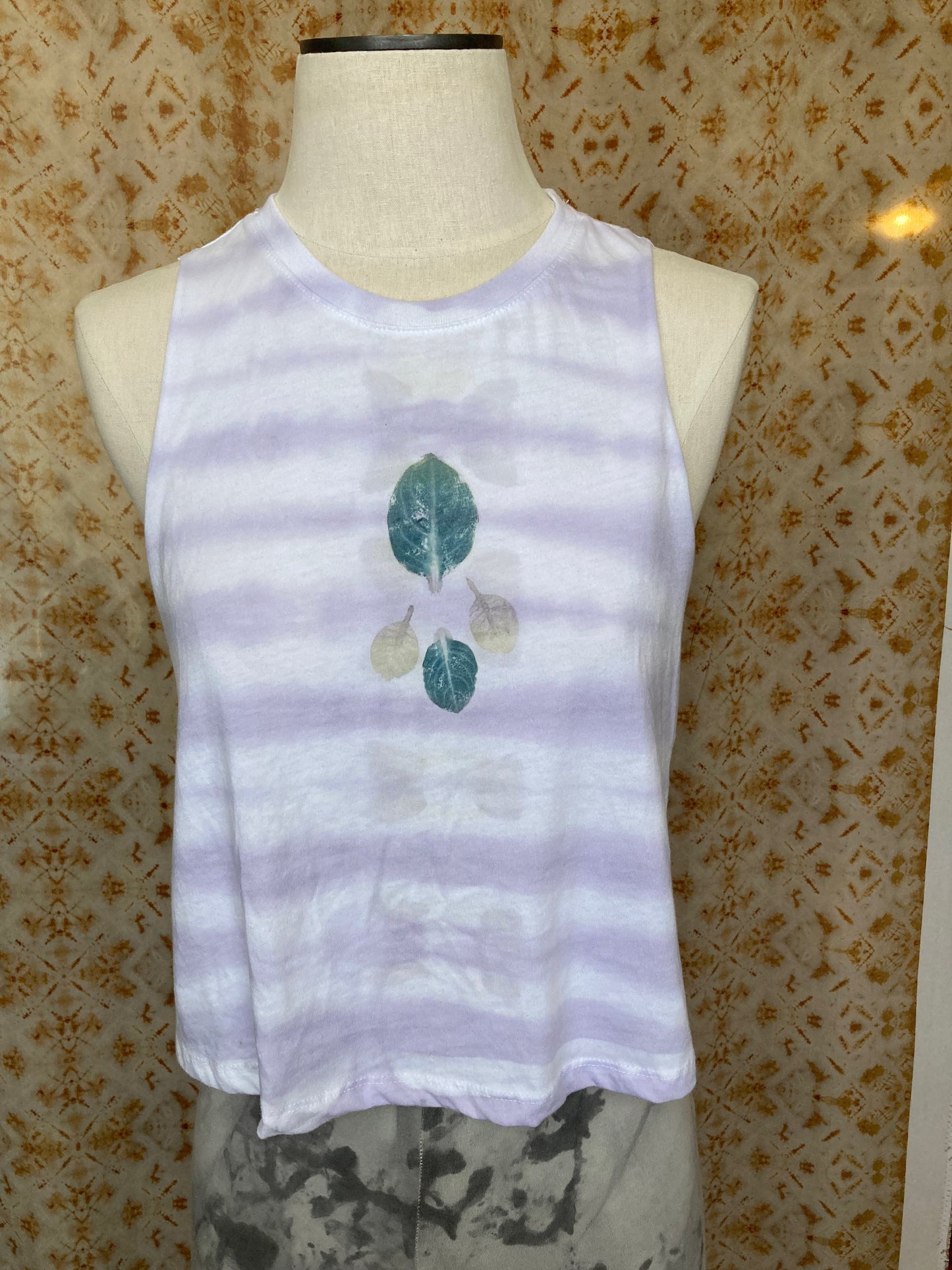 Crop top racer back tee