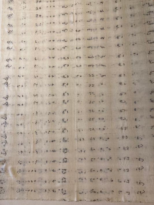 Organic Cotton / Hemp Yardage - Rust Print