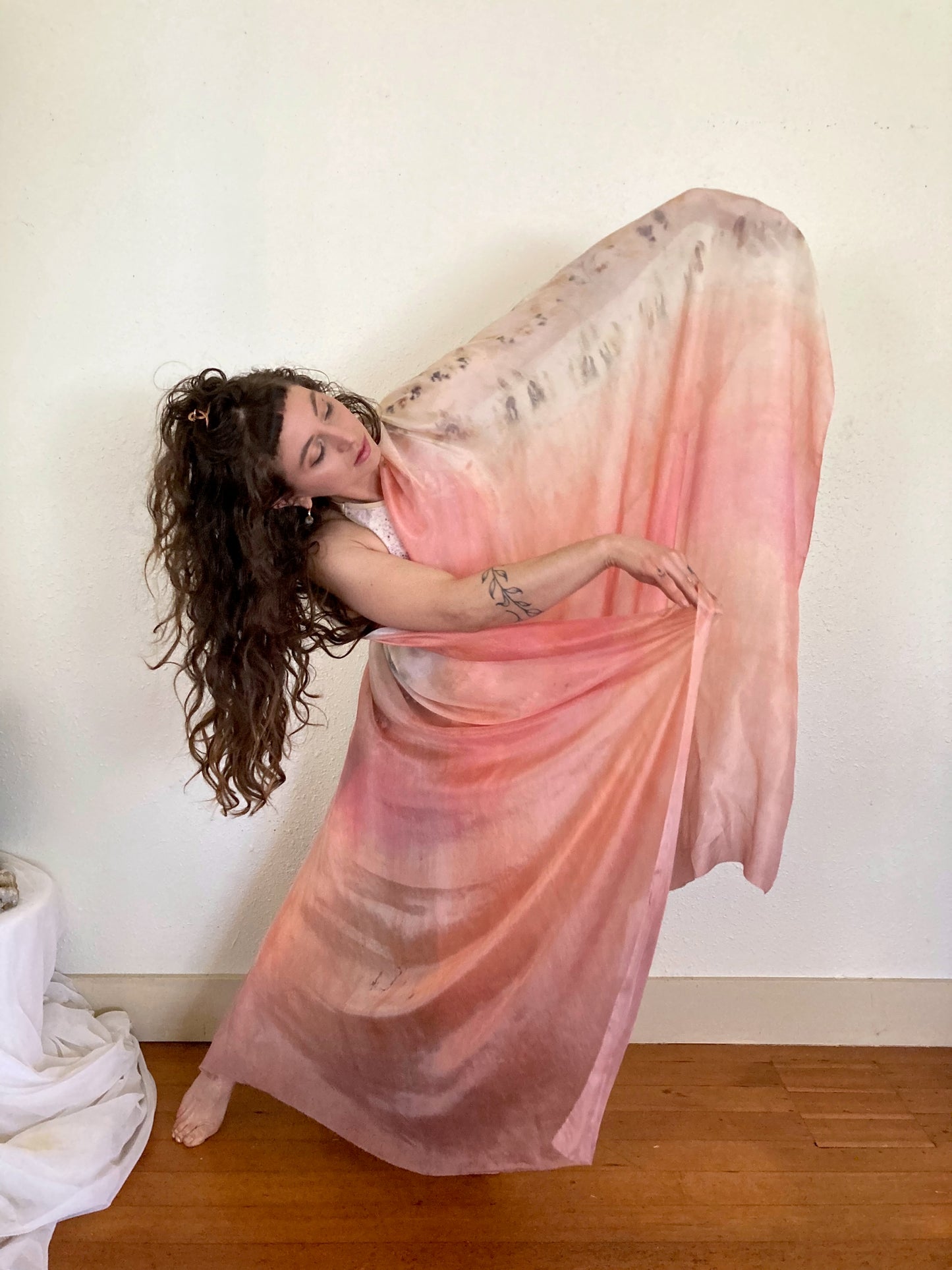 Sunrise Silk Veil