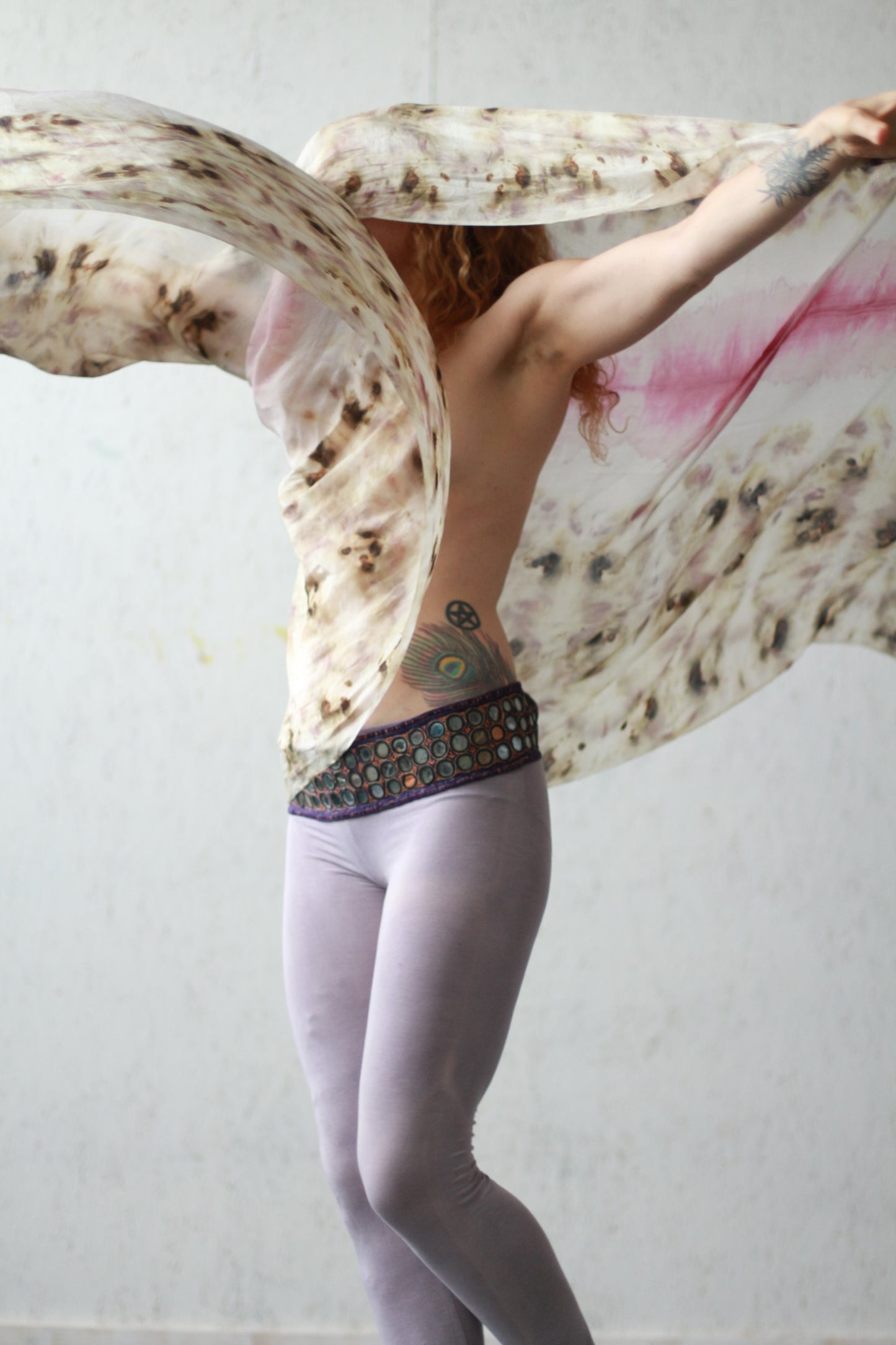 Silk Veil - Hollyhock - Cochineal