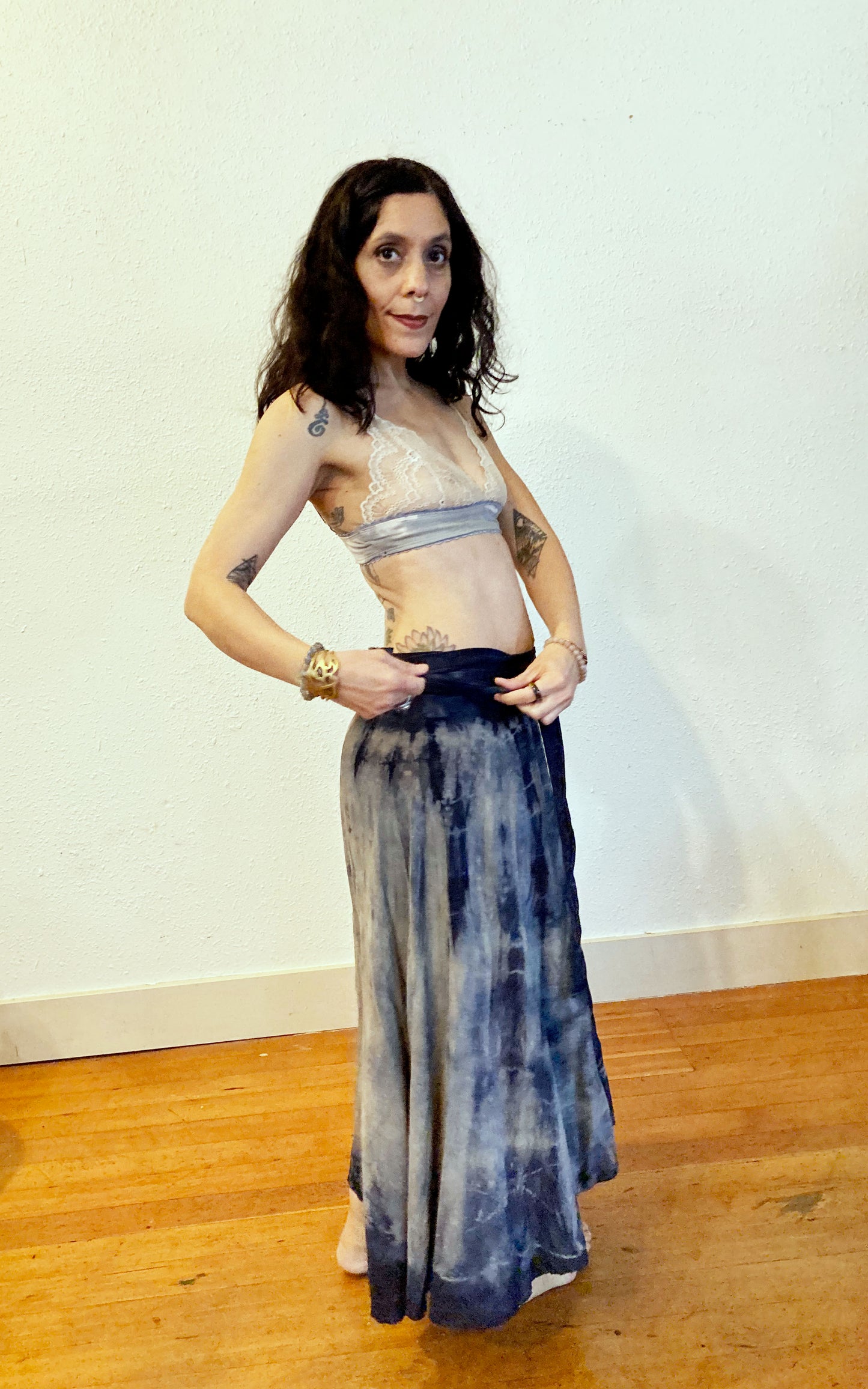 Wrap Skirt- Silk Crepe