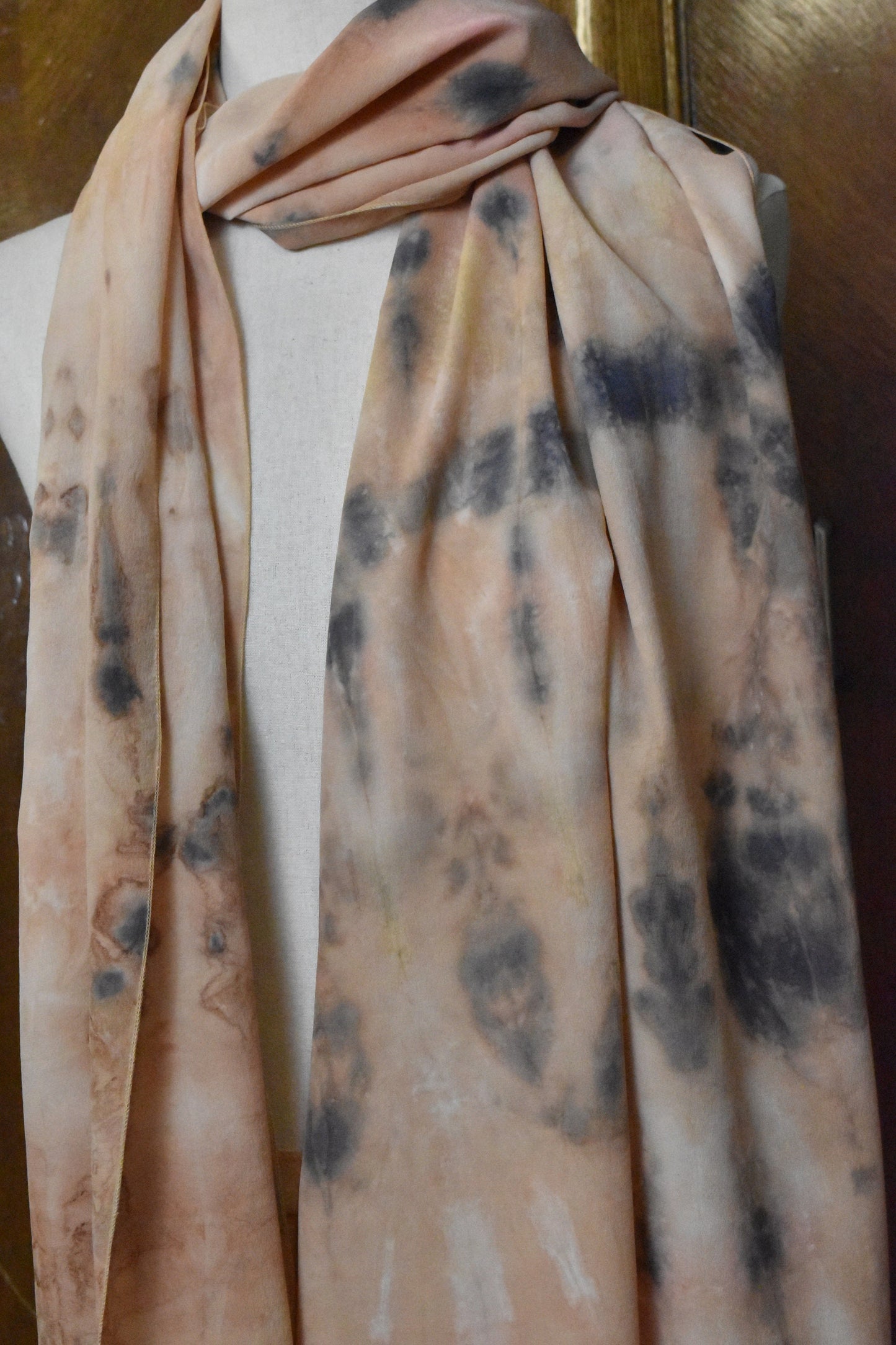 Jasper Silk Scarf, Natural Dyed Textiles