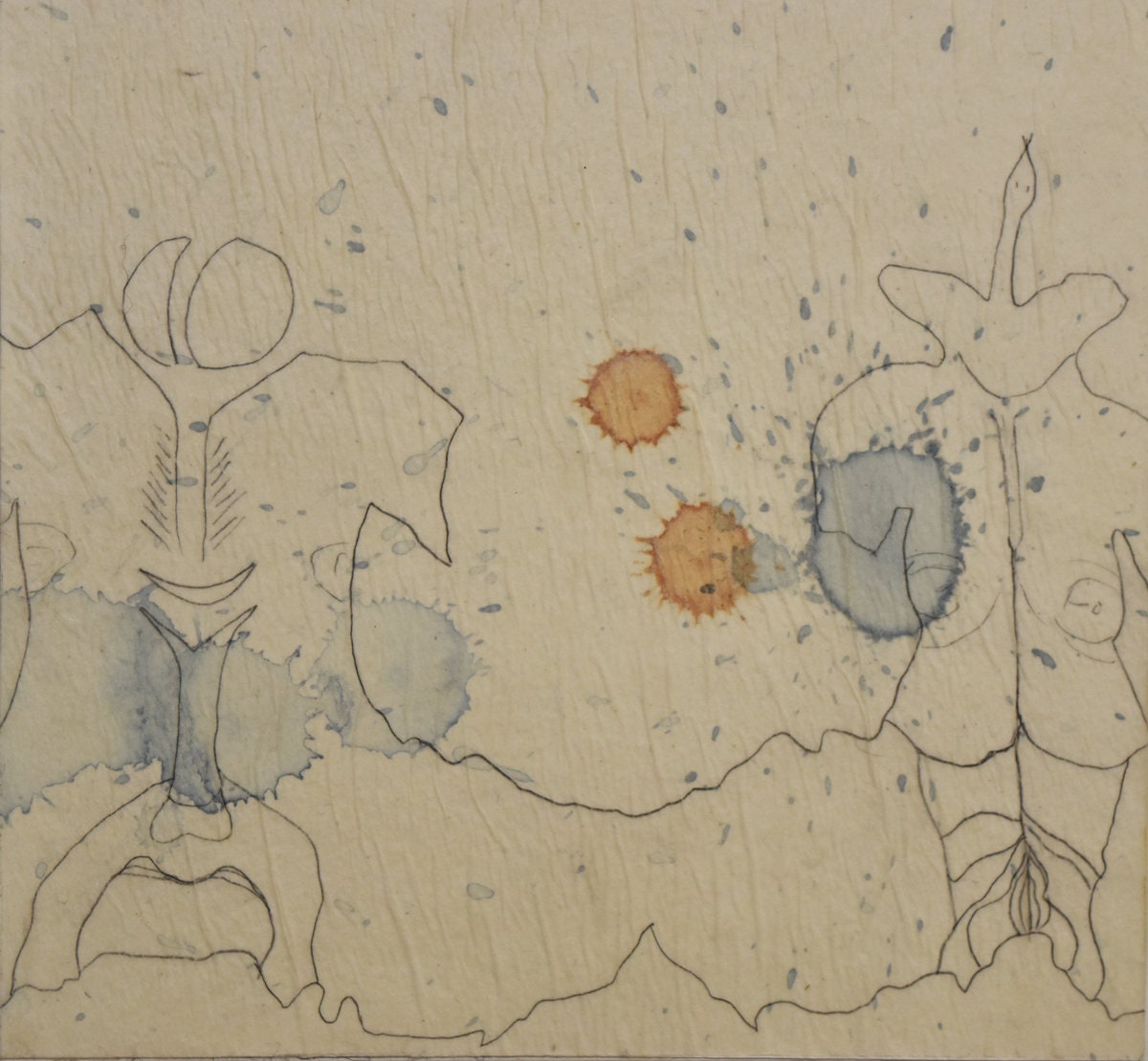 Abstact Art - Paper, ink, kama sutra