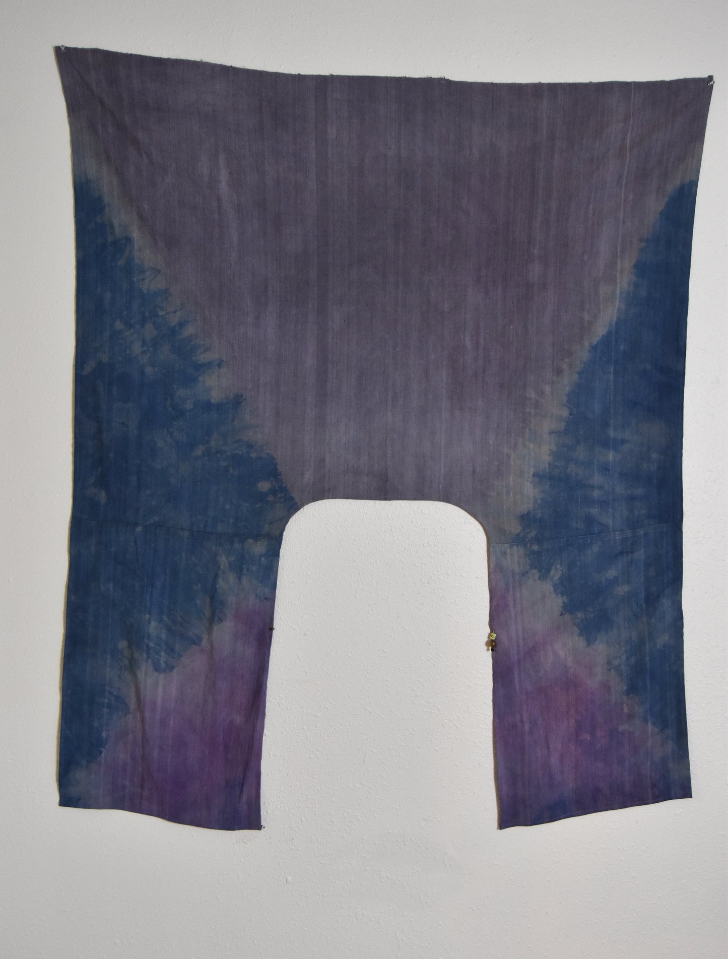silk shawl - natural dyed
