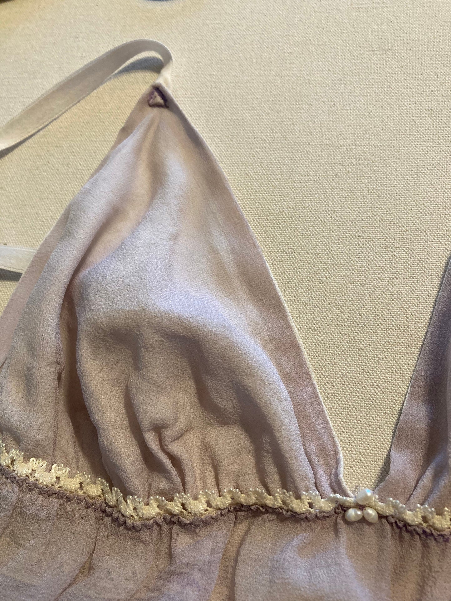 Lola slip - natual dyed- silk - lingerie
