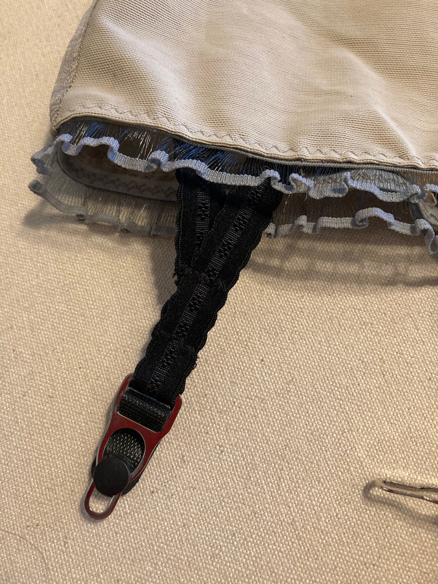 Belladonna Girdle - natural dyed - silk- lingerie