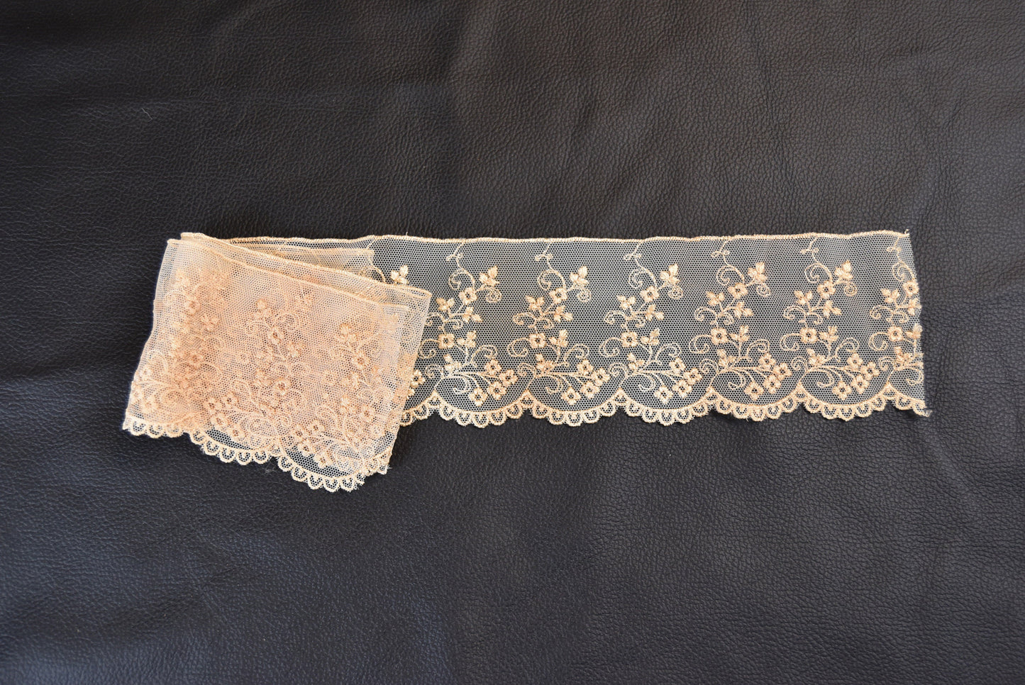 Lace Trim- Natural dyed