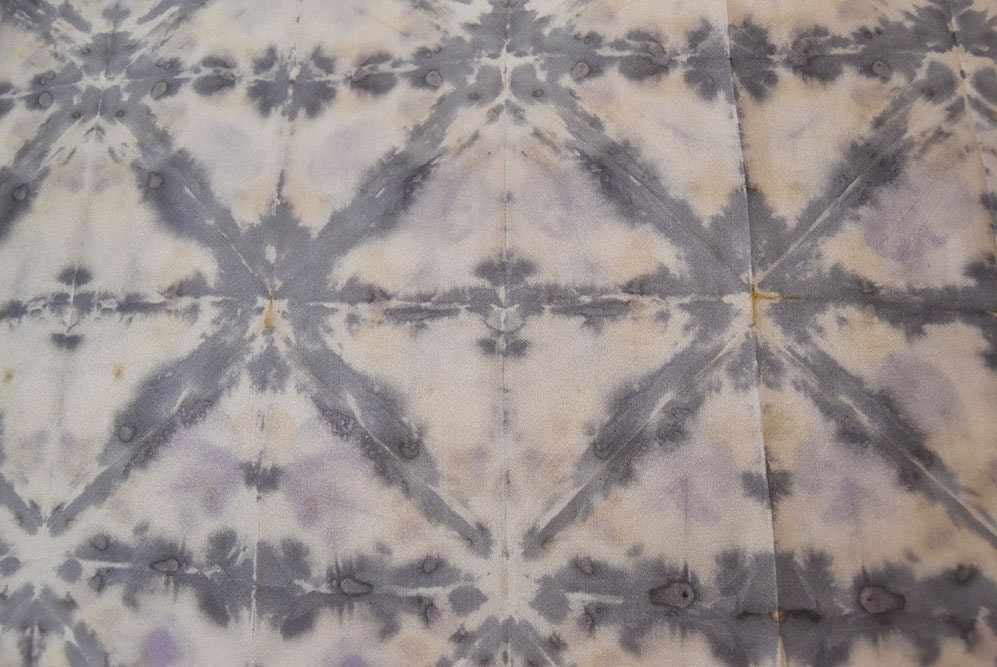 Natural dyed fabric bundle D - silk