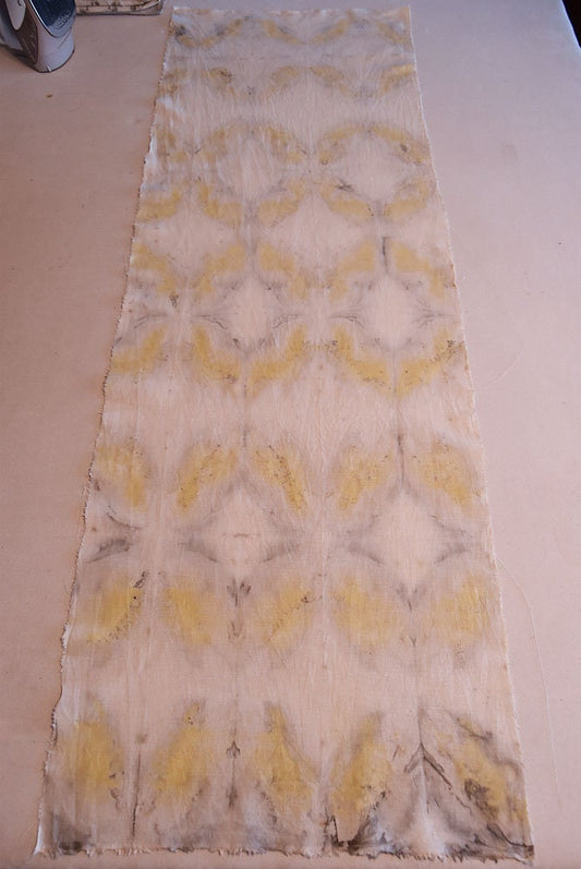 Plant dyed textile- botanical print