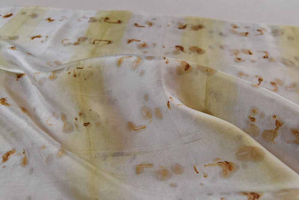 Natural dyed fabric bundle D - silk