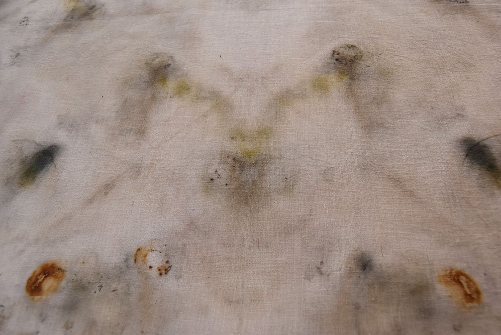 Botanical Print fabric - hemp