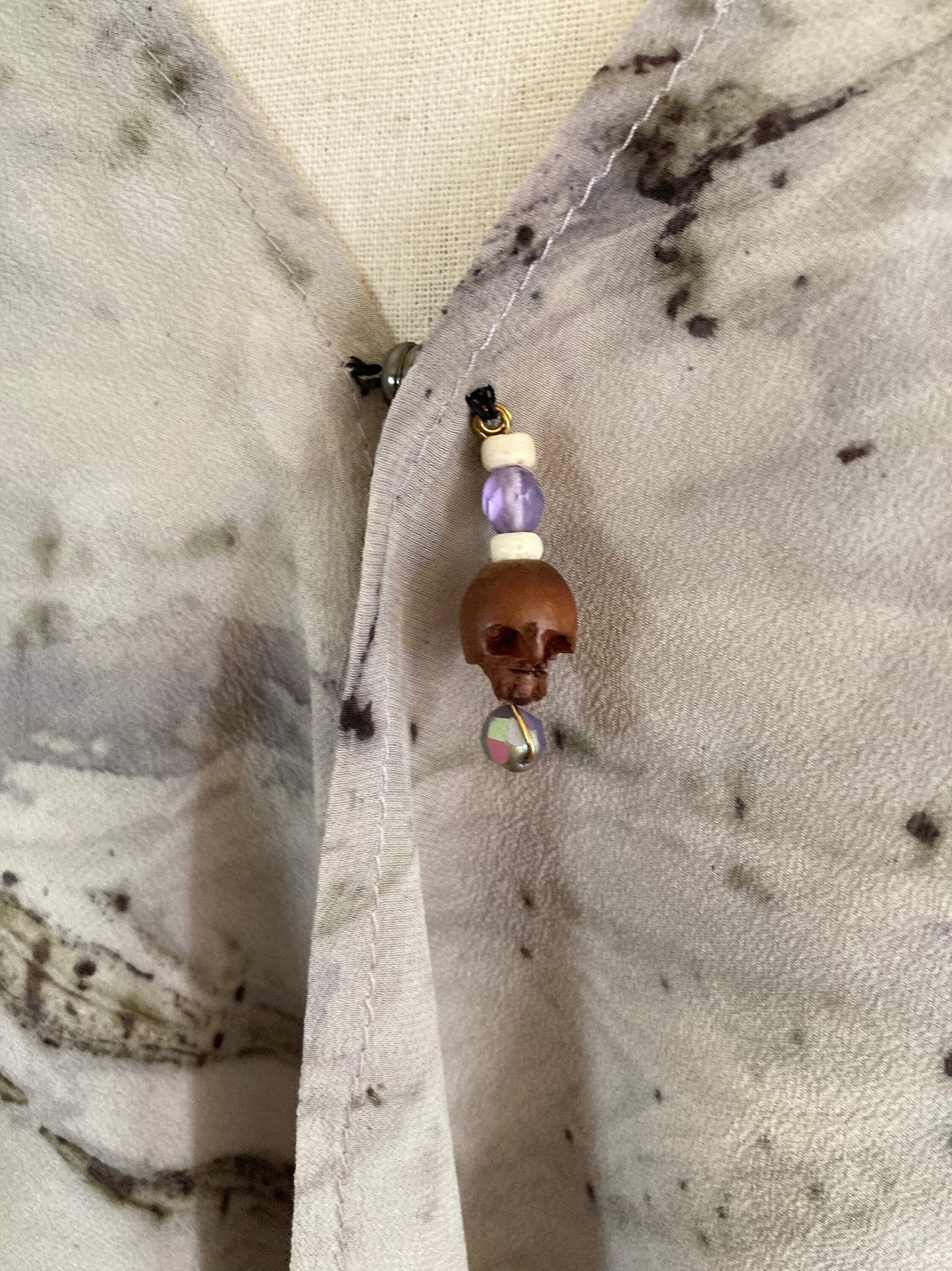 Poncho- Shawl- silk- natural dye