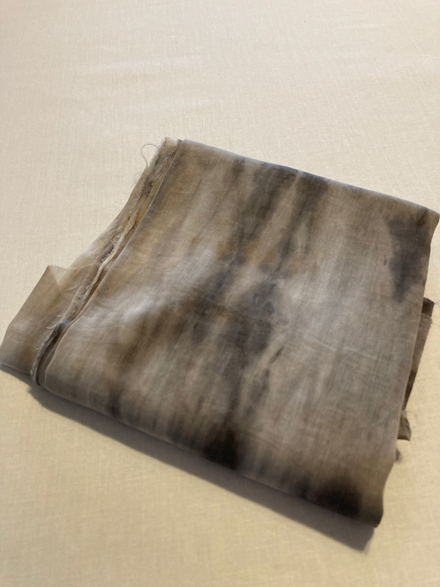 natural dyed fabric - yardage - hawks eye