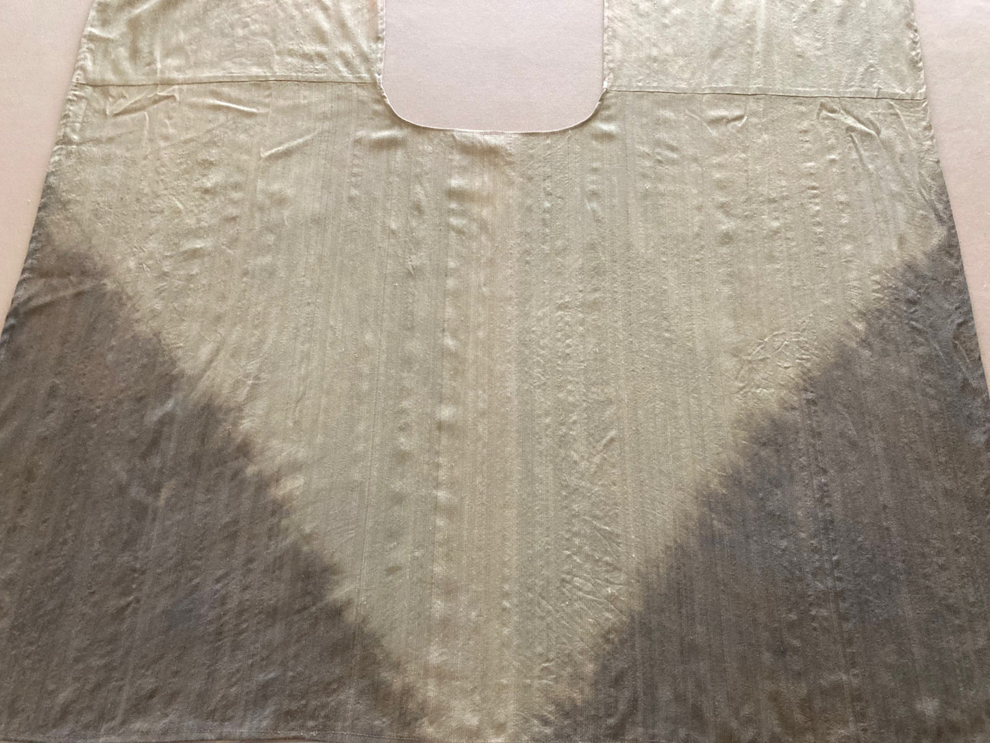 Shawl / Poncho- natural dye- silk -cotinus