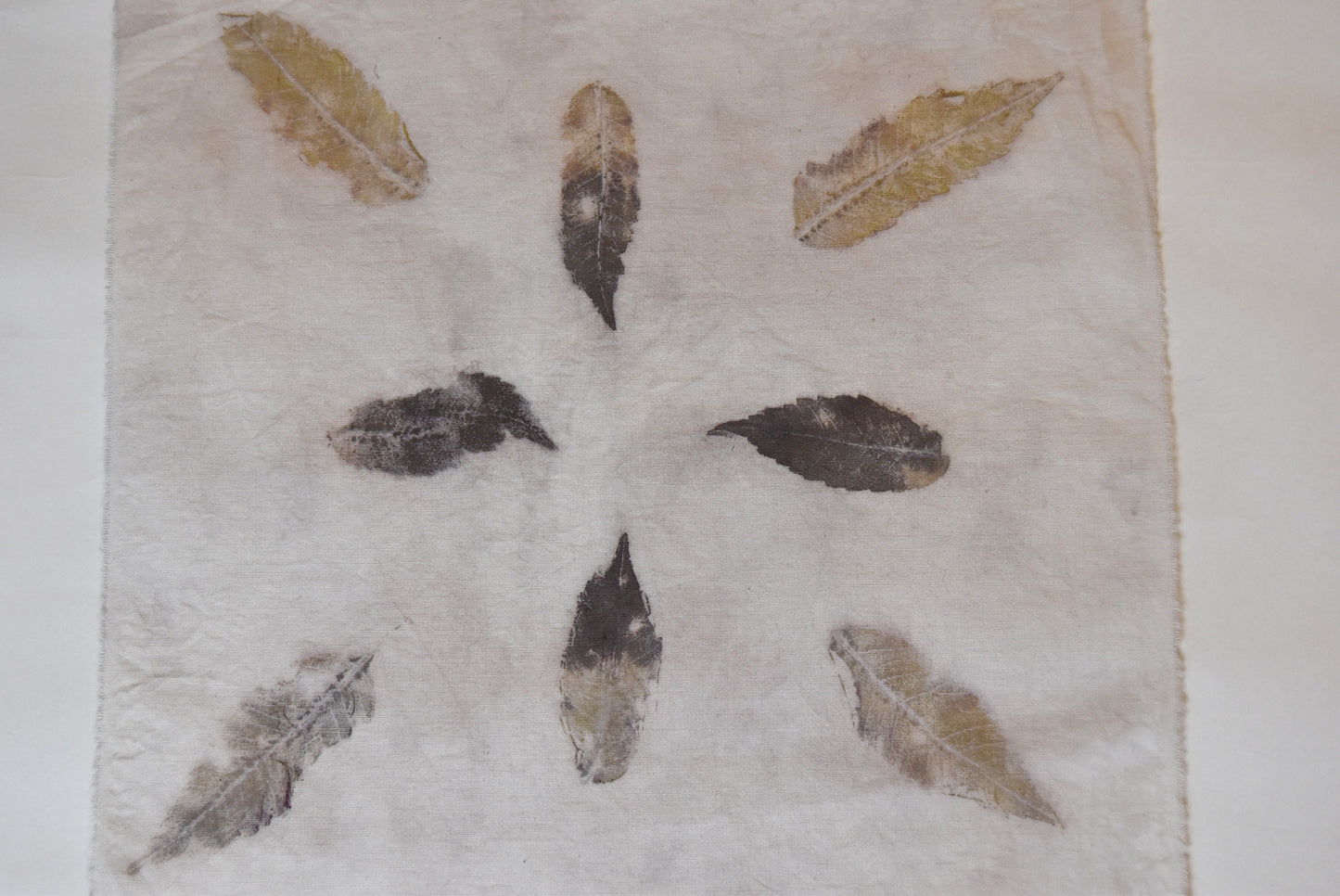 Tatakizome- Pattern- cotton- plant print- cannabis
