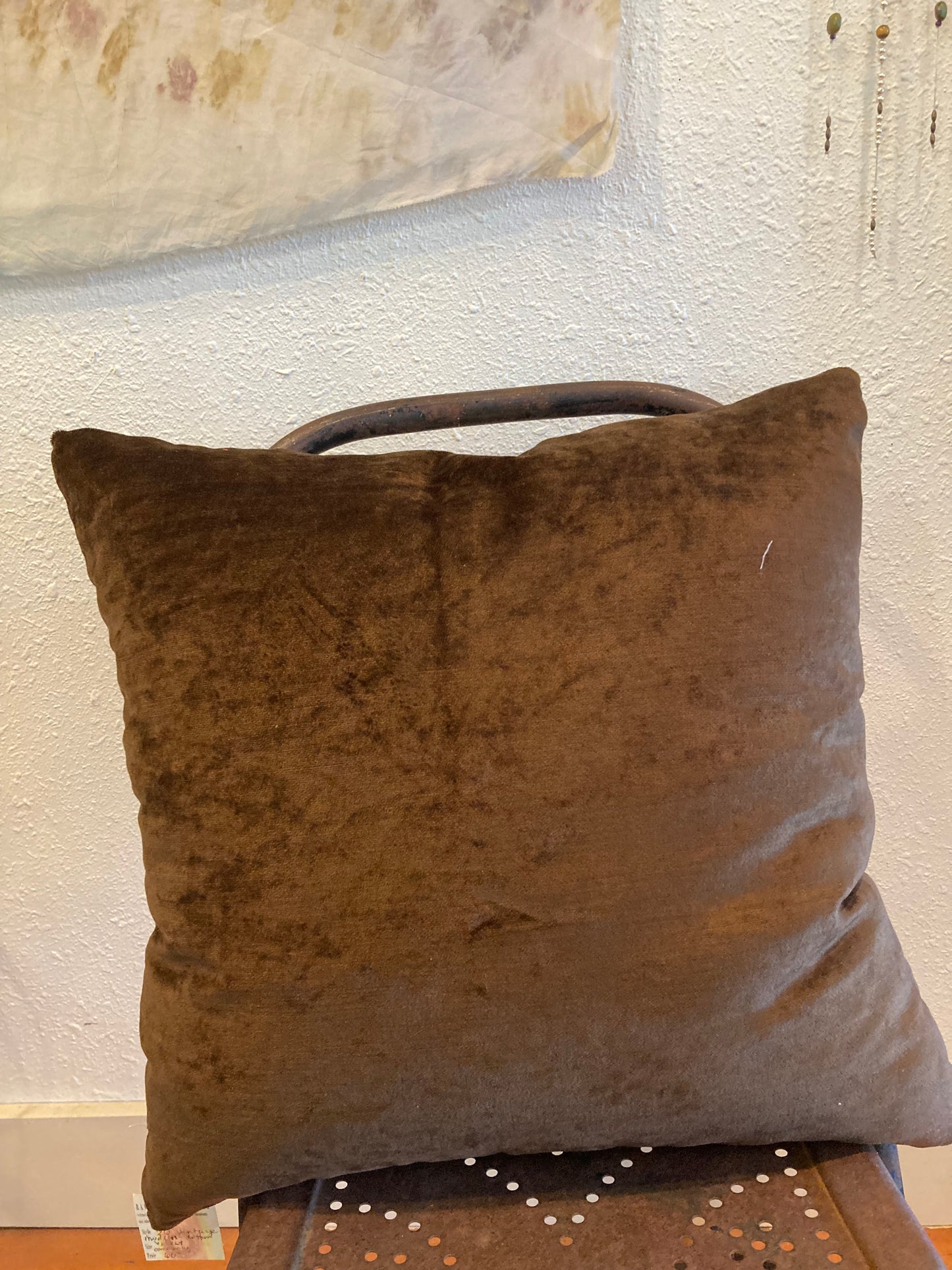 Pillows - Vintage mud cloth, cotton velvet