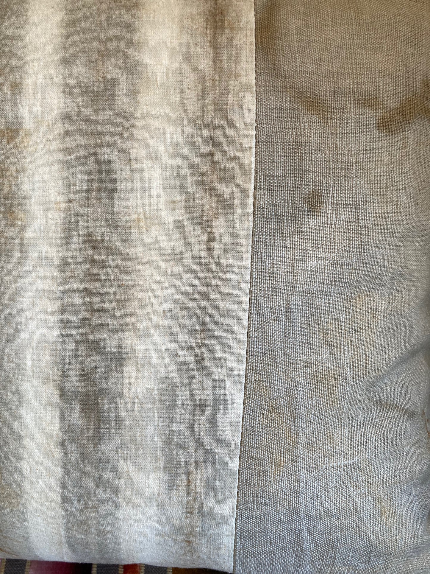 Natural Dyed Pillow - Stripe