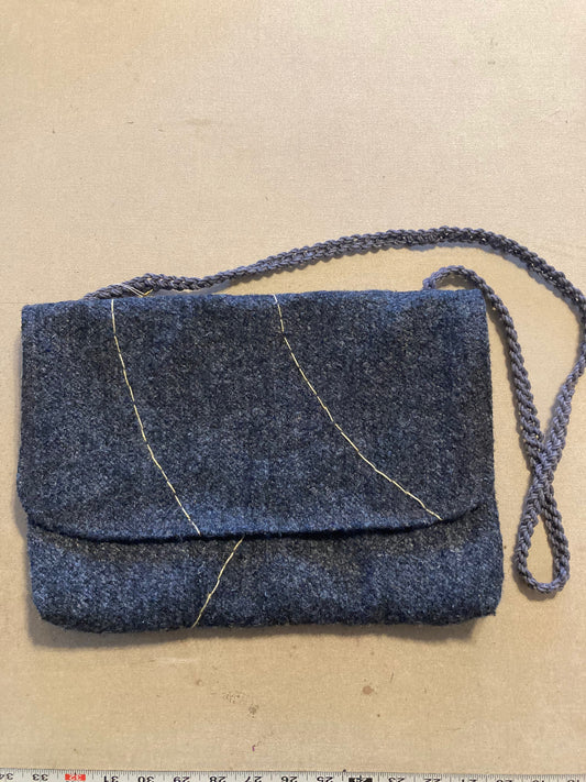 Wool Hand Bag - Dark Grey