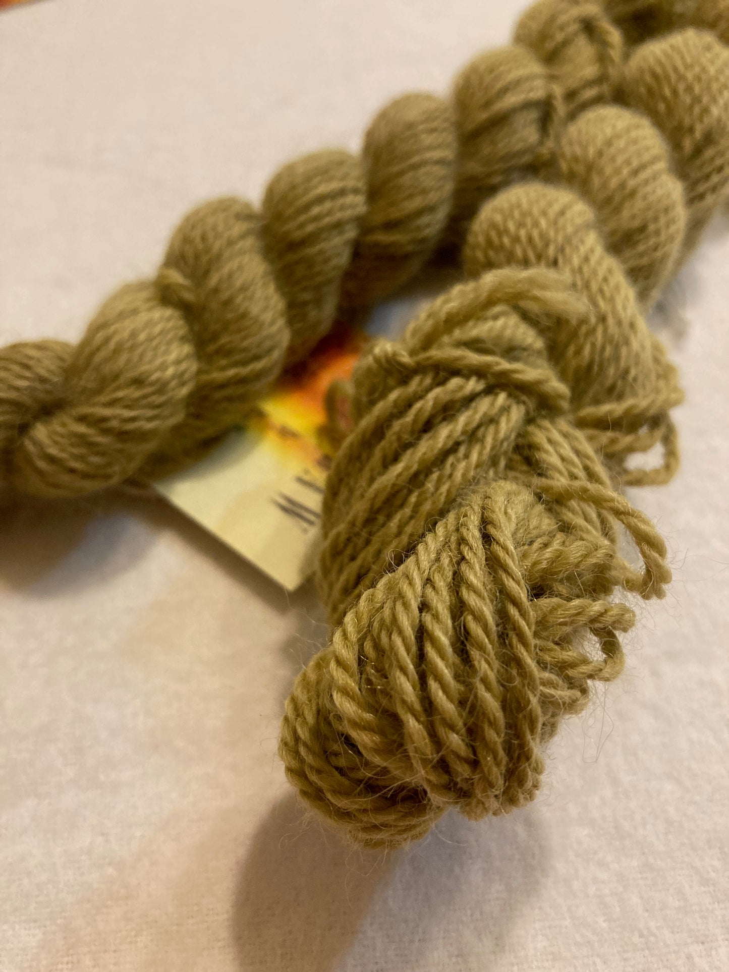 Baby Alpaca Yarn - 20 grams - Natural Dyed