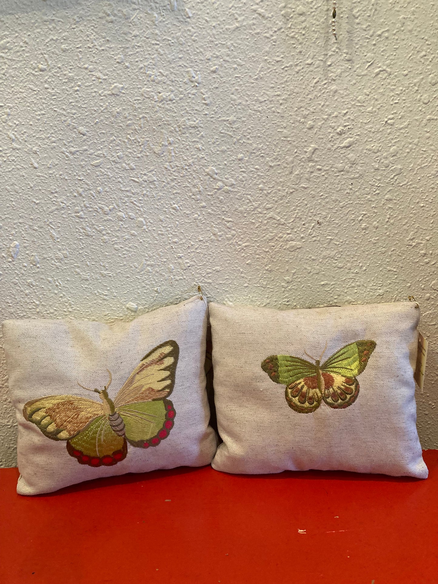 Herb Pillow - Butterfly embroidery