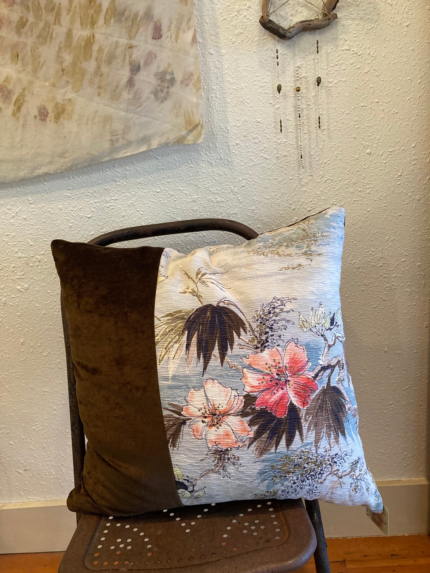 Pillows - Vintage mud cloth, cotton velvet