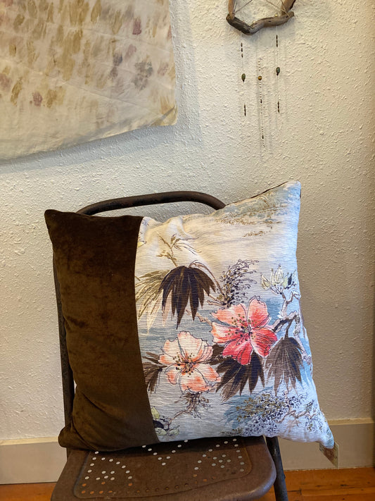 Pillows - Vintage mud cloth, cotton velvet