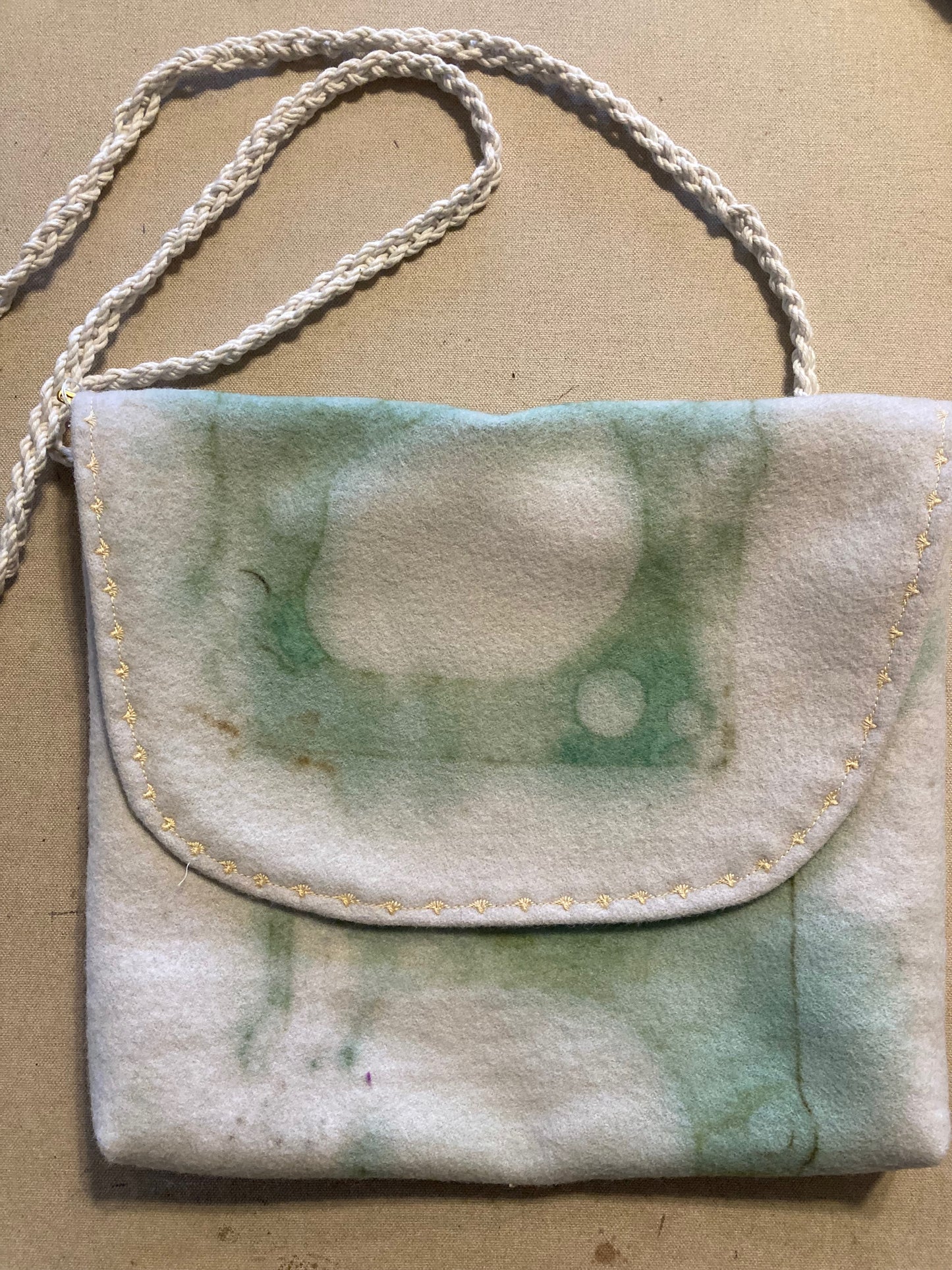 Wool Handbag - Patina